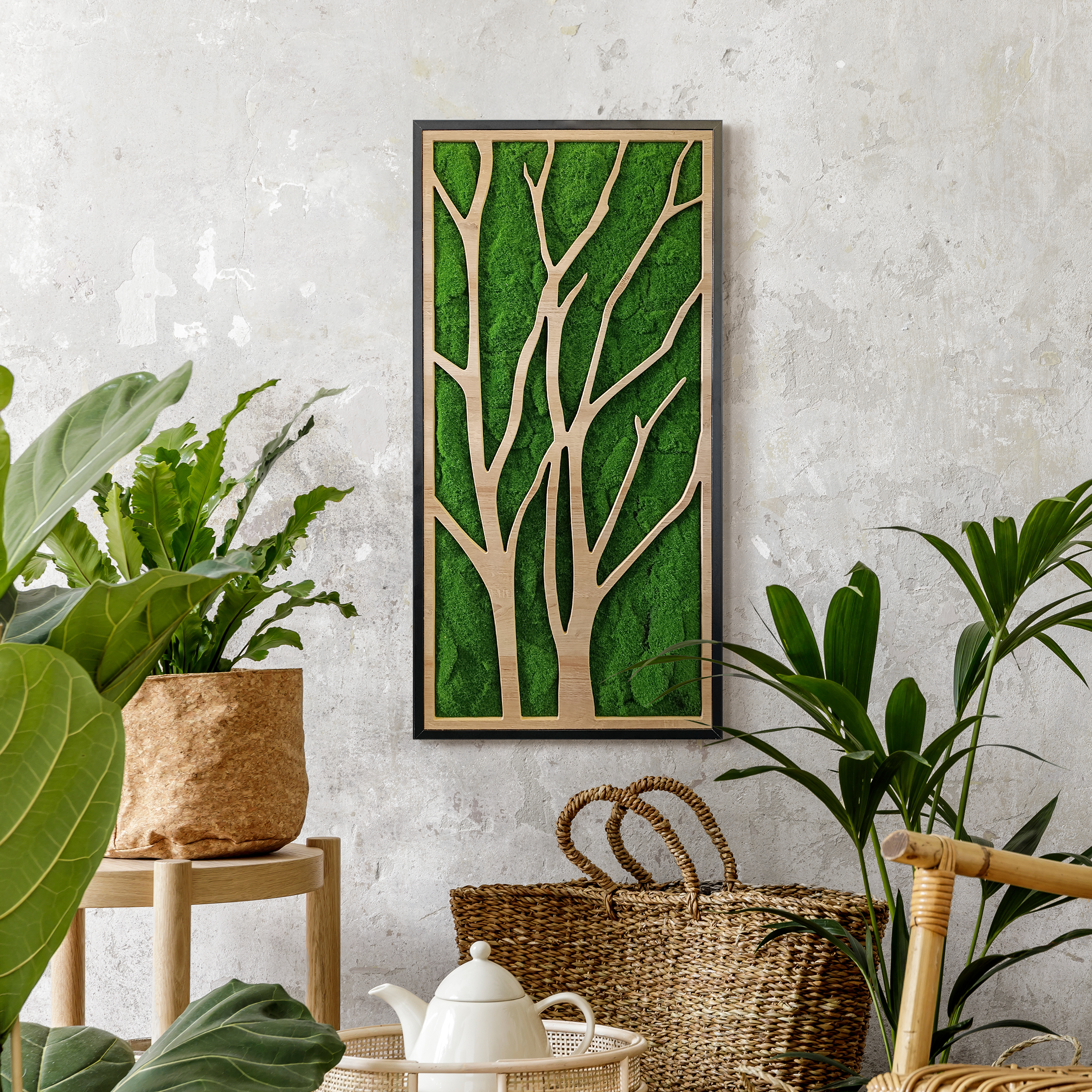 Obraz Green Deco Tree 50 x 100 cm - 3