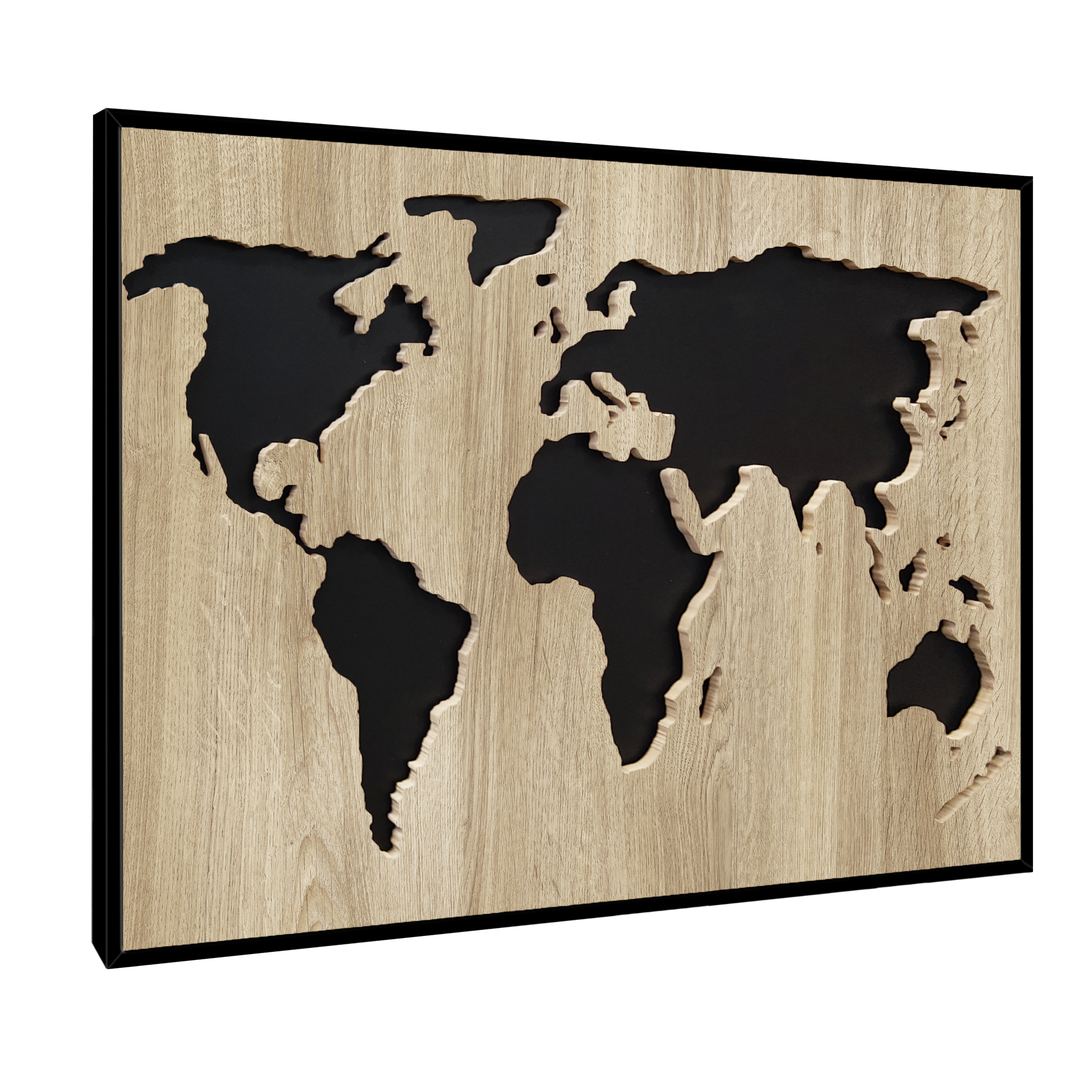 Obraz 3D Mapa Świata 102 x 70.5 cm - 6