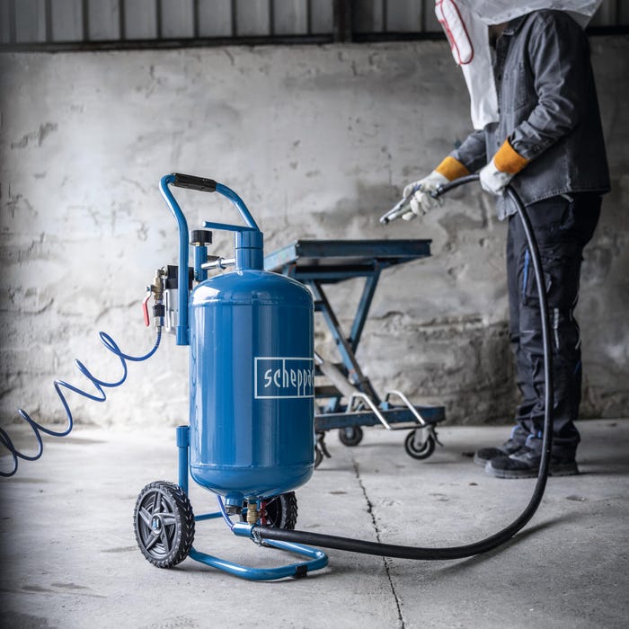 Mini sableuse mobile 17L, SBT20, SCHEPPACH | Leroy Merlin