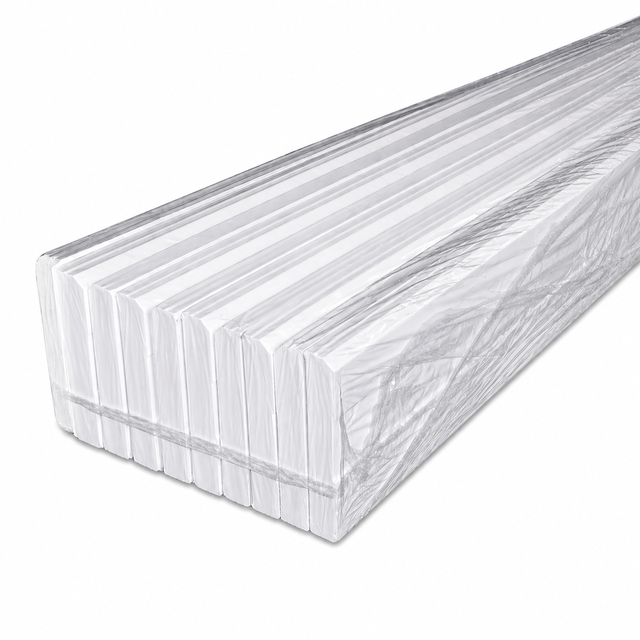 Rodapé PVC branco mate 140x70x2500 mm Perclic Branco