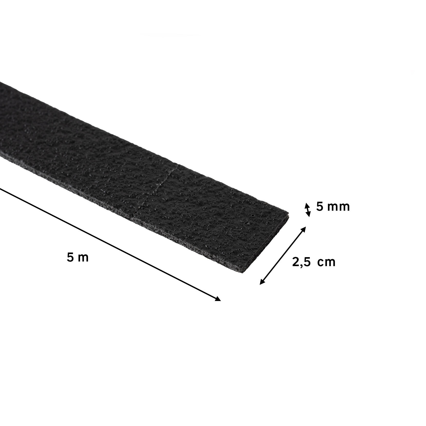 Cinta de espuma protectora contra las intemperies para tuberías  AXTON en color gris, 25 mm de anchura x 5 m de longitud. Impide el paso del agua. Perfil junta plano. Recortable. Tipo de instalación encolado. - 5