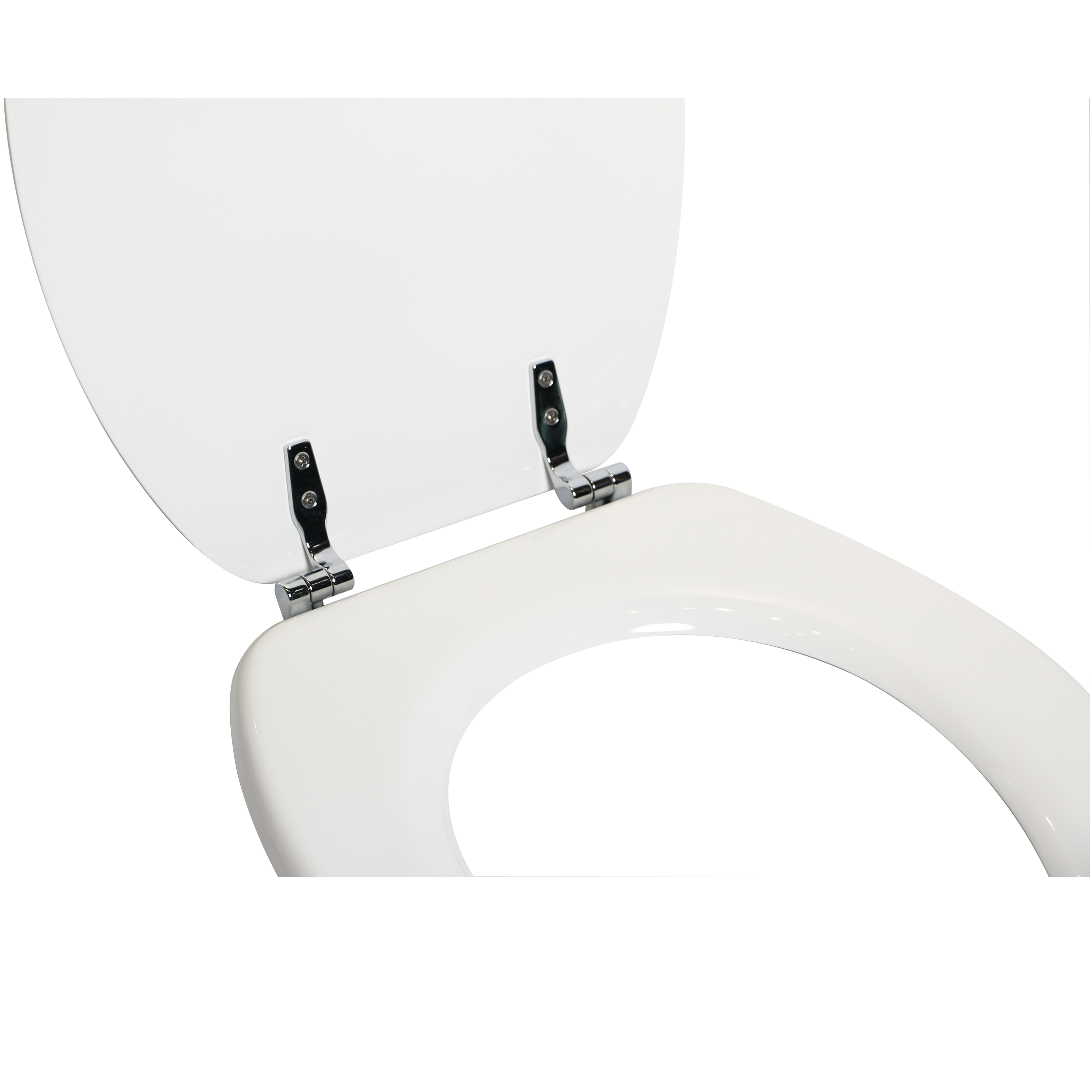 Copriwater Pop ovale universale SENSEA in legno bianco - 6