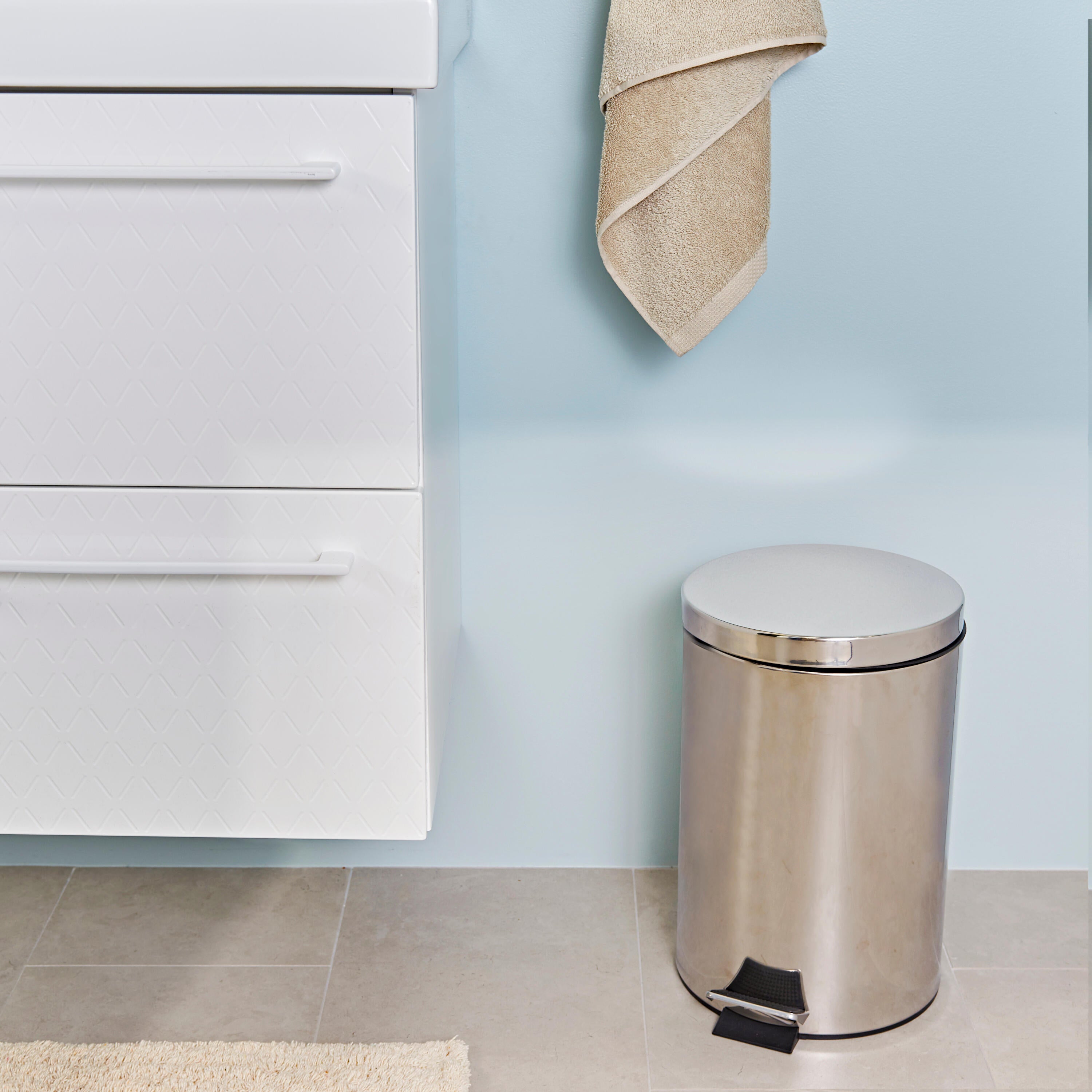 Balde do lixo SENSEA CROMADO 12L - 4