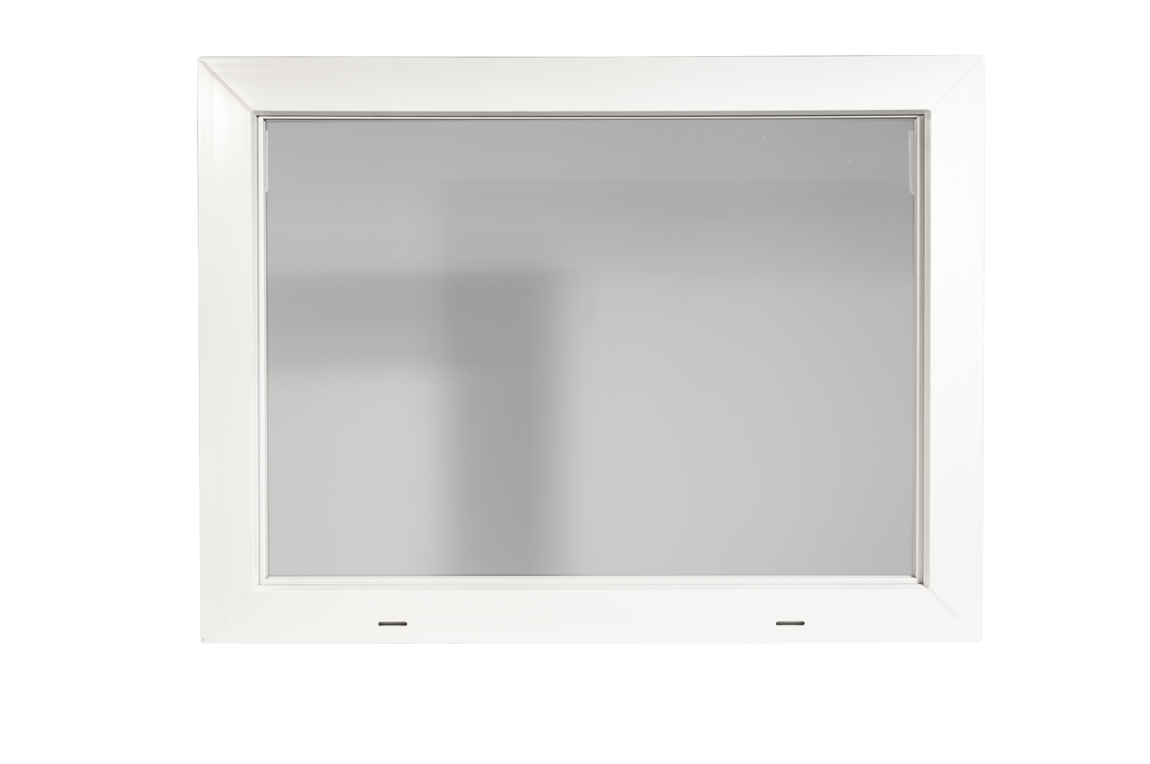 Okno PCV szyba pojedyńcza gospodarcze białe 1000x800 mm uchylne do wewnątrz ACO KIPP