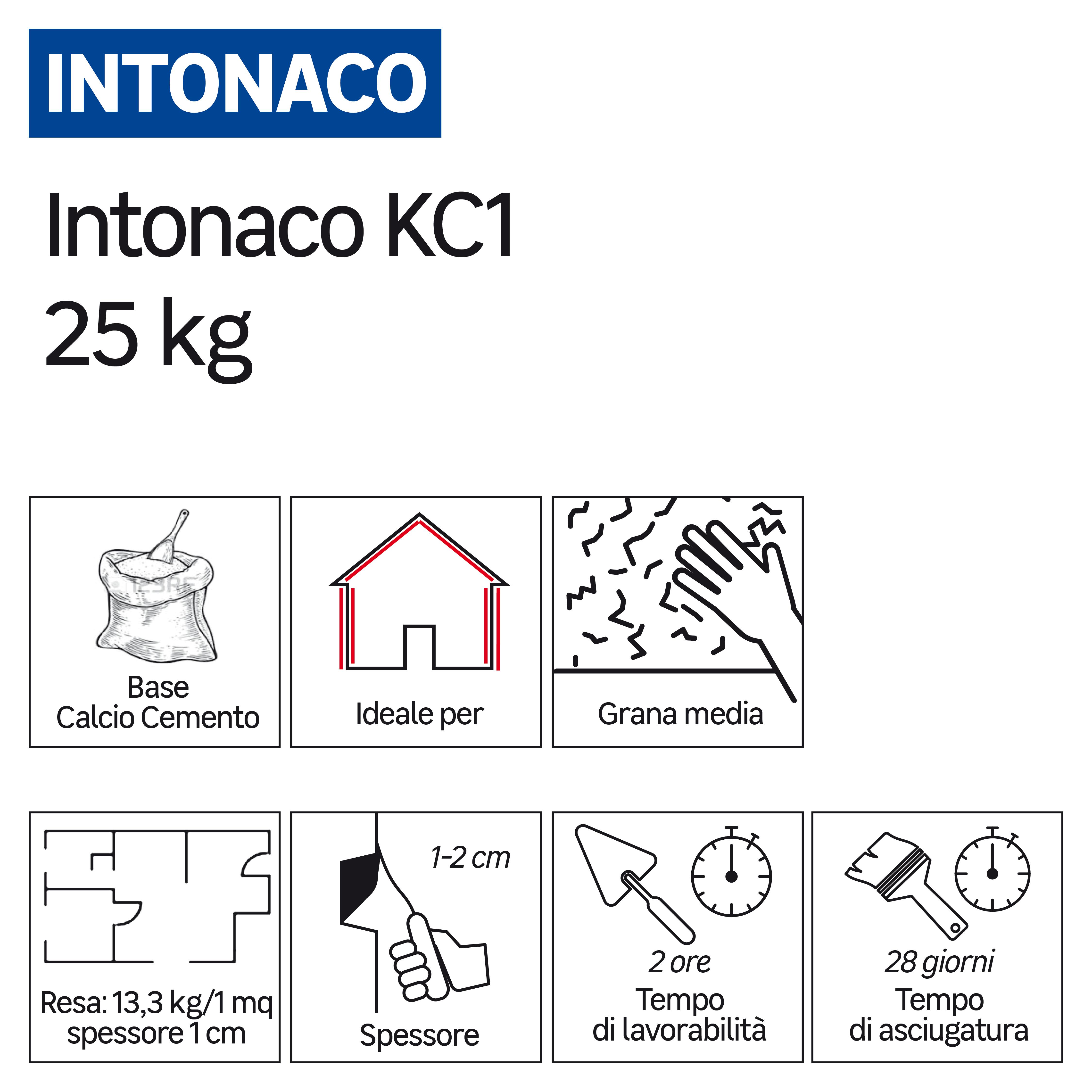 Intonaco FASSA BORTOLO KC1 25 kg - 2