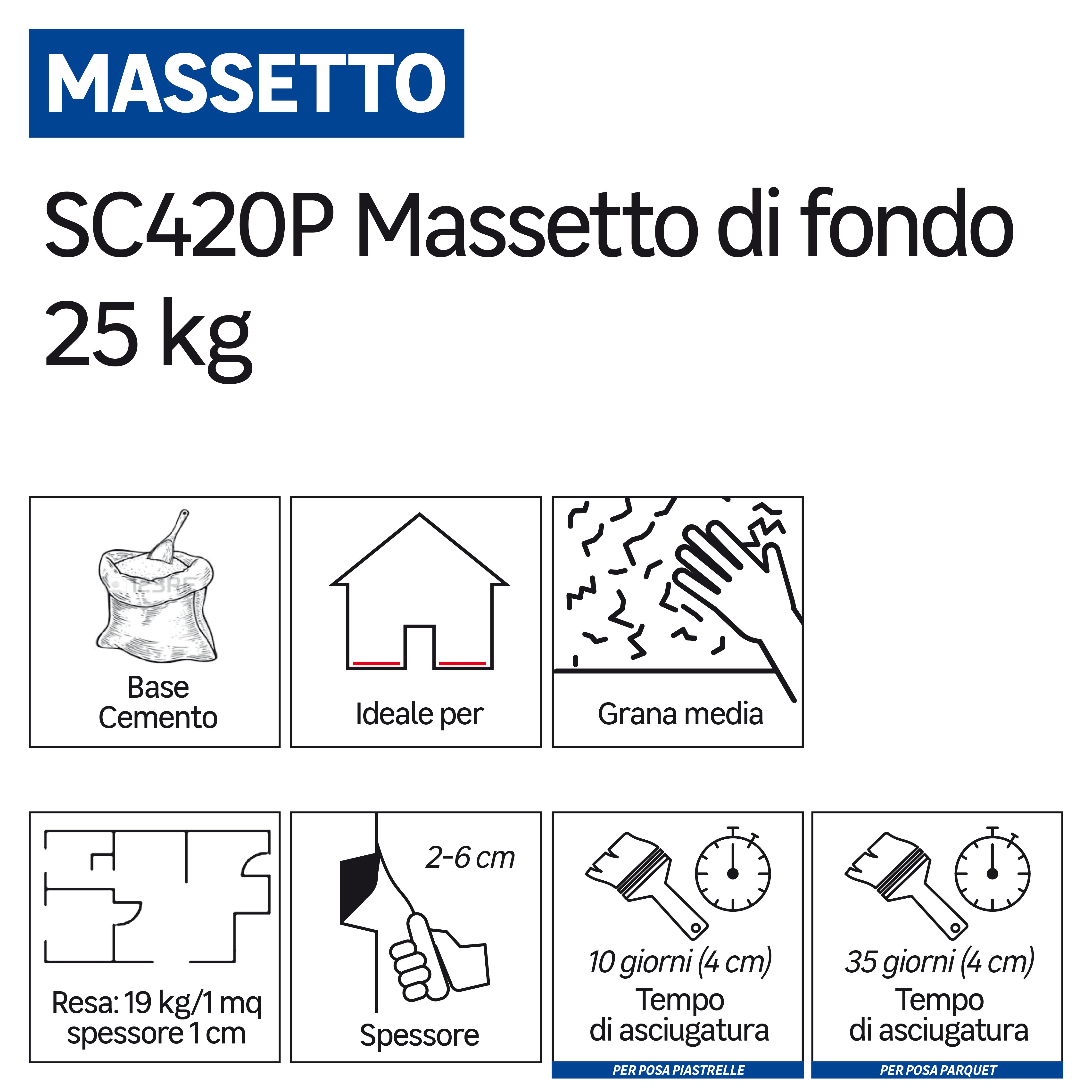 Massetto FASSA BORTOLO SC420P 25 kg - 2