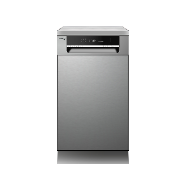 Lavavajillas FAGOR 4LVF-421X 10 cubiertos 6 programas con inicio diferido inox 45cm clase E