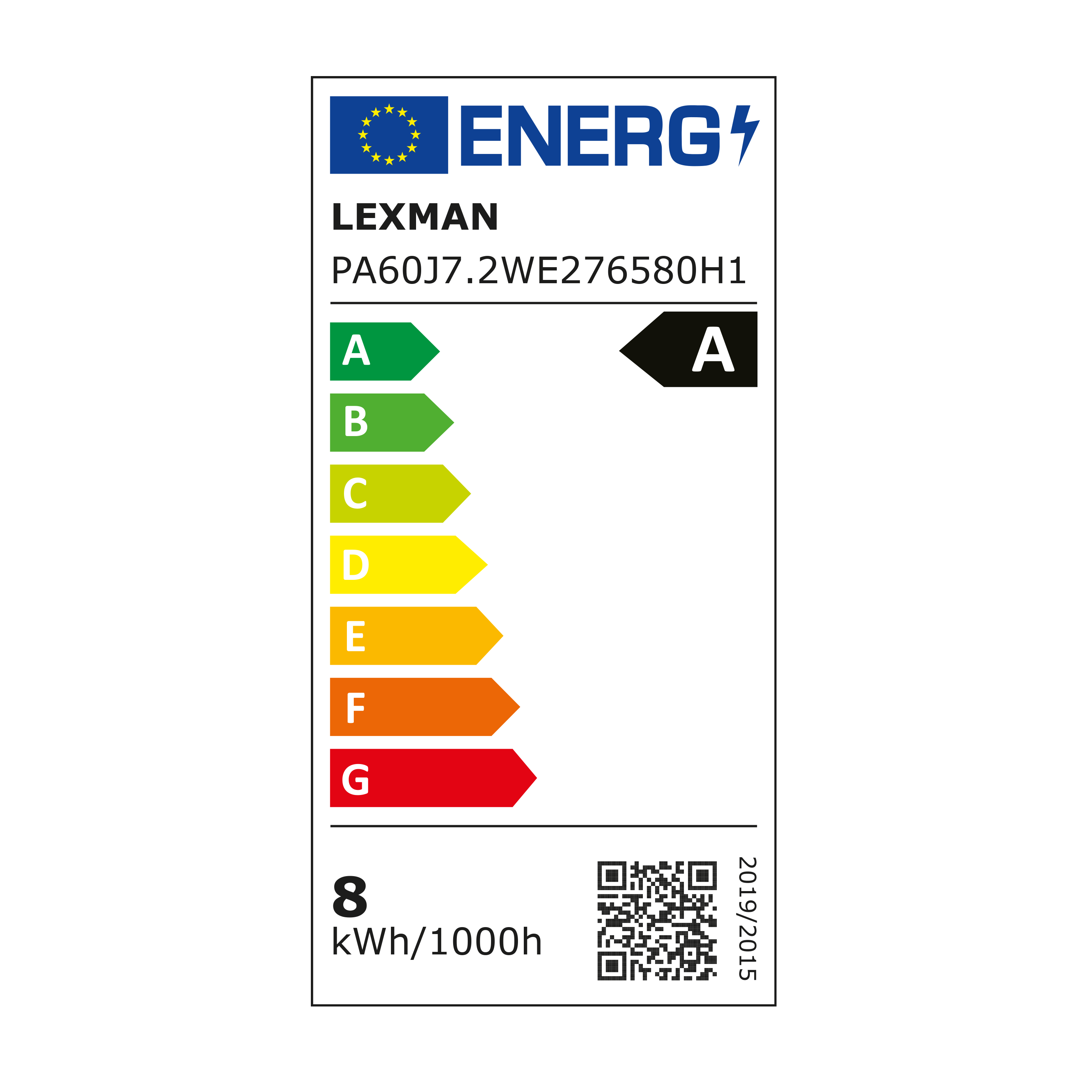 Żarówka LED E27 7.2 W 1521 lm Zimna Biel Lexman Klasa A - 5