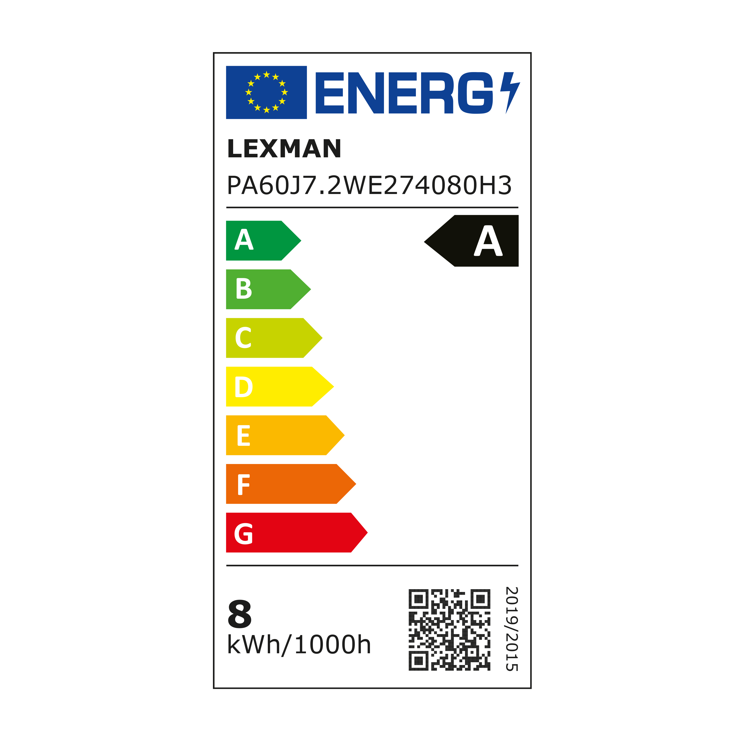 Żarówka LED E27 7.2 W 1521 lm Neutralna Biel Lexman Klasa A - 3