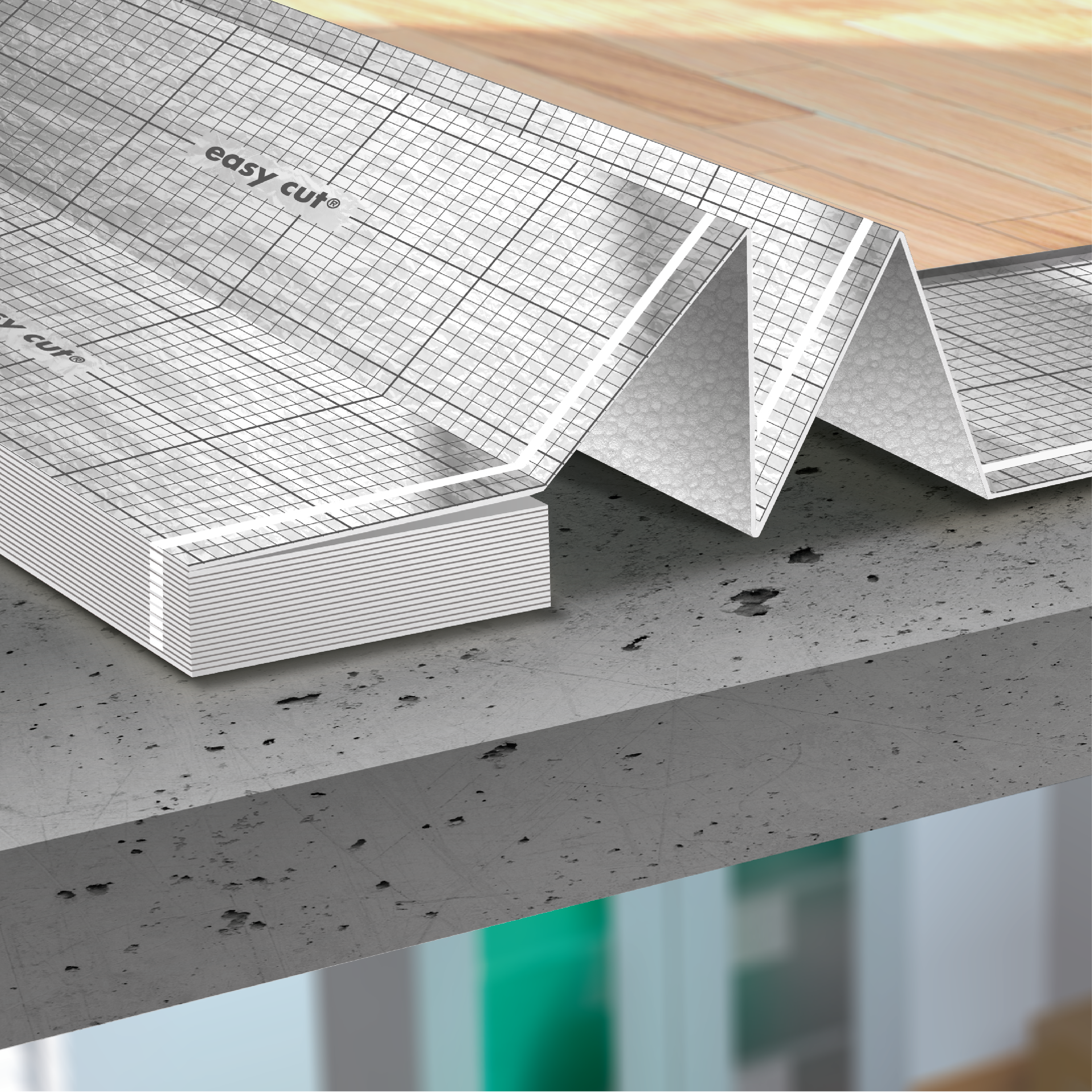 Base para pavimento laminado e de madeira AXTON SILENCE RADIANT 1.6MM 18M² - 5