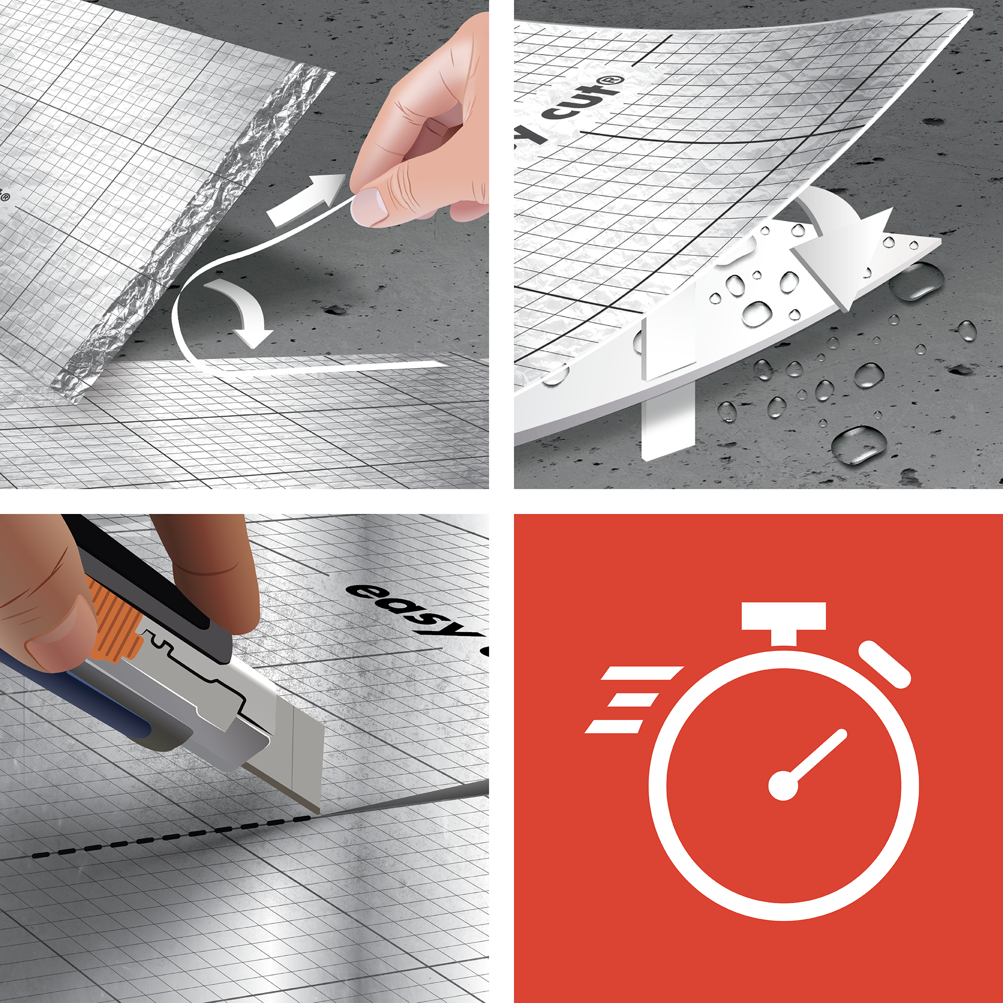 Base para pavimento laminado e de madeira AXTON SILENCE RADIANT 1.6MM 18M² - 6