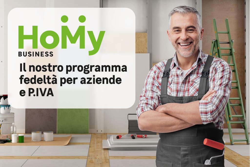 Homy Business, programma fedeltà per aziende e titolari di partita IVA