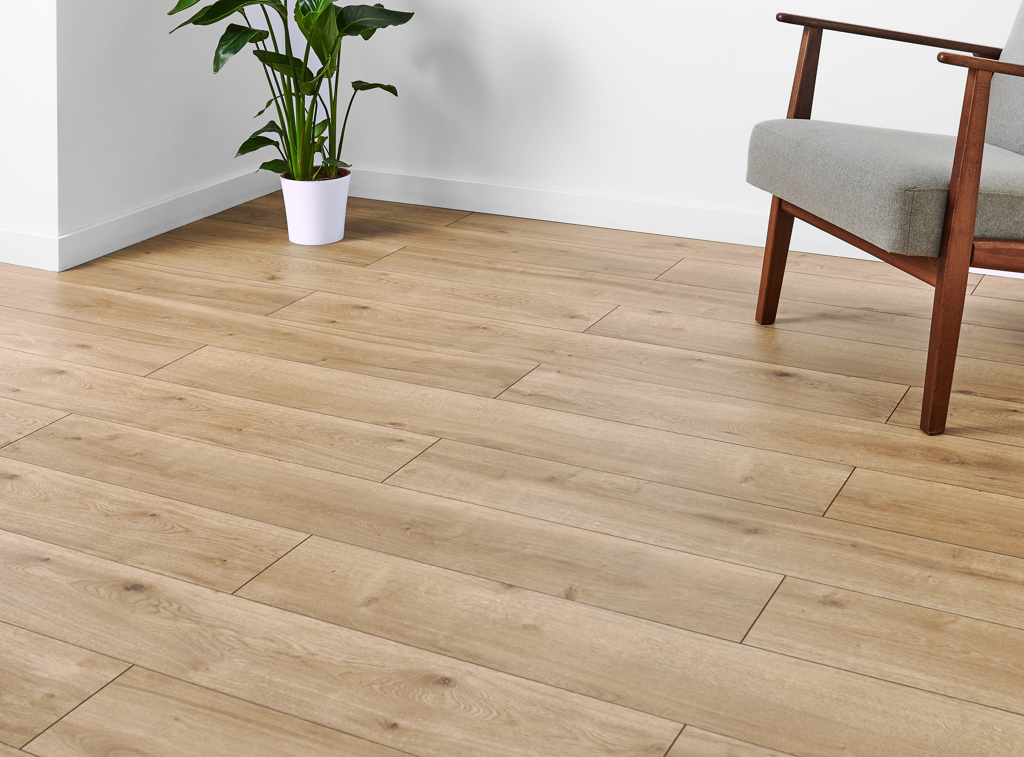 Panele podłogowe laminowane wodoodporne AC5 8 mm Artens Dąb Andy naturalne drewno - 2