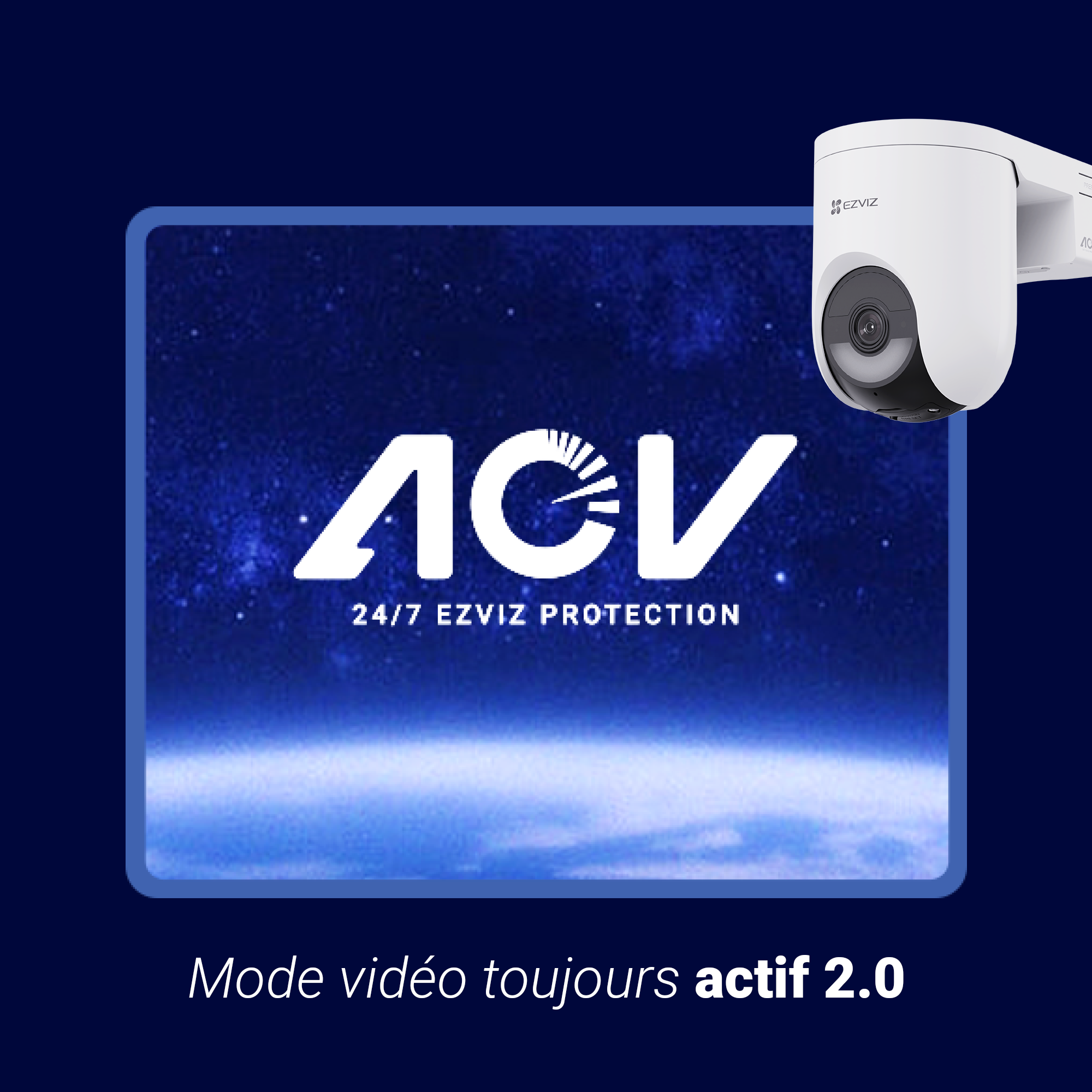 Caméra de surveillance HB8 lite kit, 2K motorisée Wi-Fi + panneau solaire, EZVIZ - 4