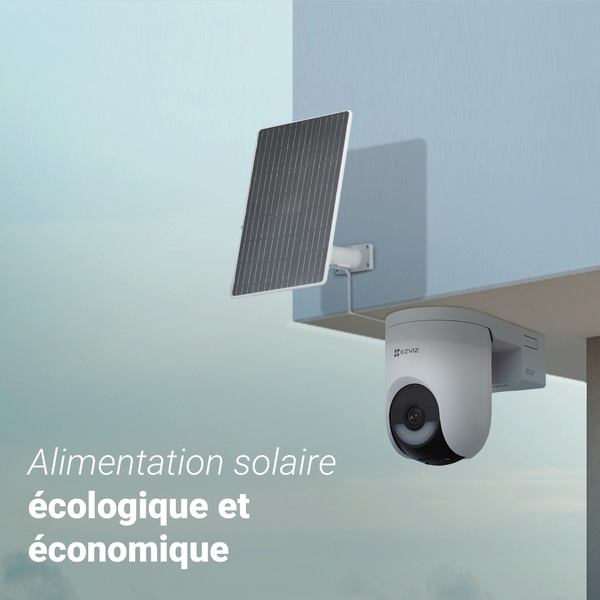 Caméra de surveillance HB8 lite kit, 2K motorisée Wi-Fi + panneau solaire, EZVIZ - 5