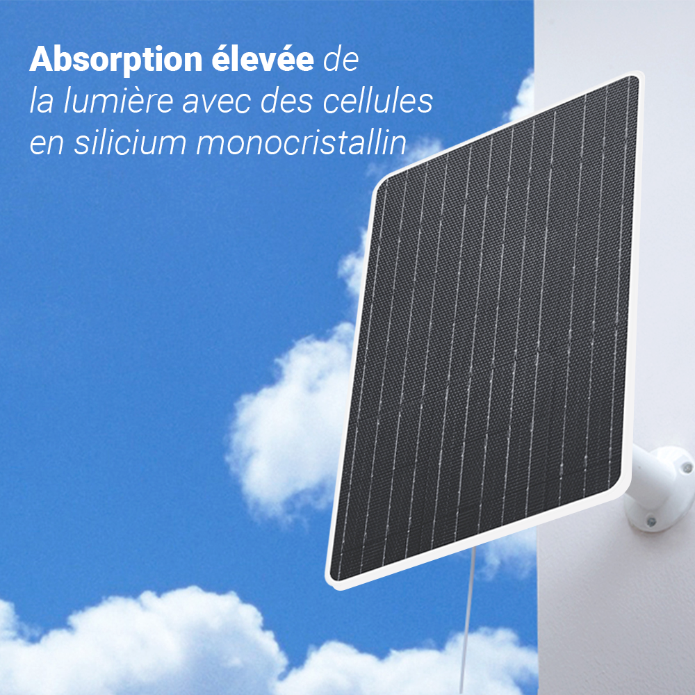 Caméra de surveillance HB8 lite kit, 2K motorisée Wi-Fi + panneau solaire, EZVIZ - 11