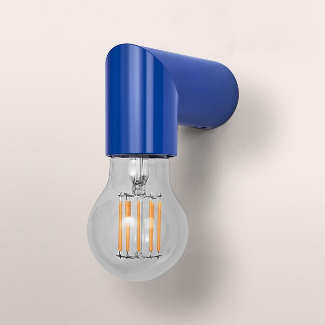 Applique Tuby blu E27 OSRAM
