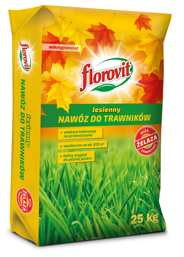 Nawóz do trawnika jesienny 25kg Florovit
