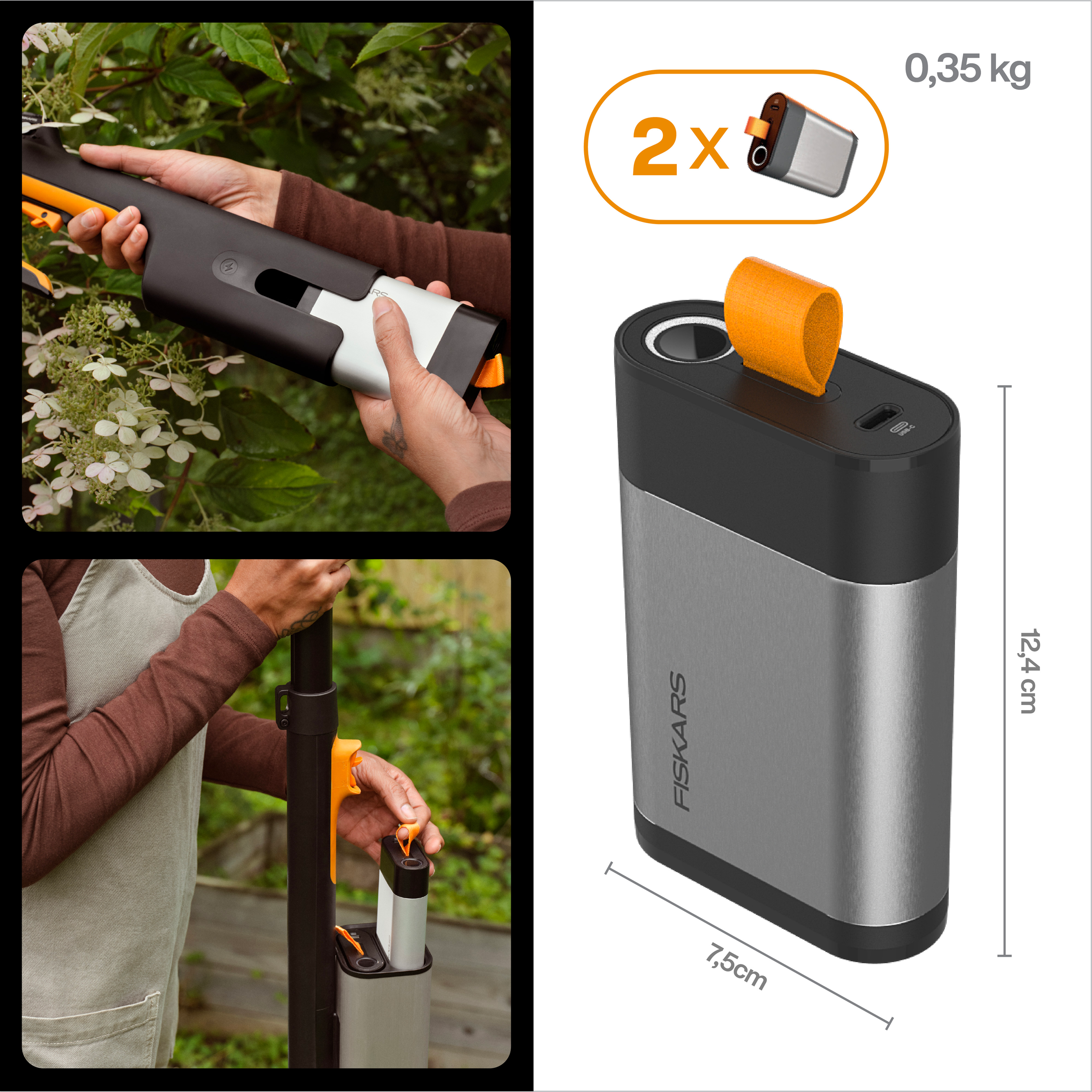 Akumulator Powerbank 12V-4Ah, 2 szt. - 8