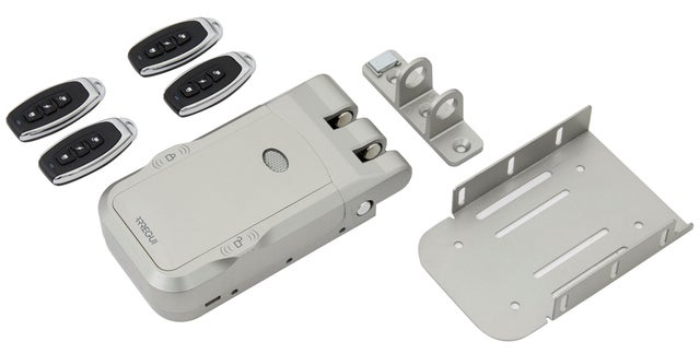 CERRADURA INVISIBLE CON ALARMA. PLATA. CI30 ARREGUI