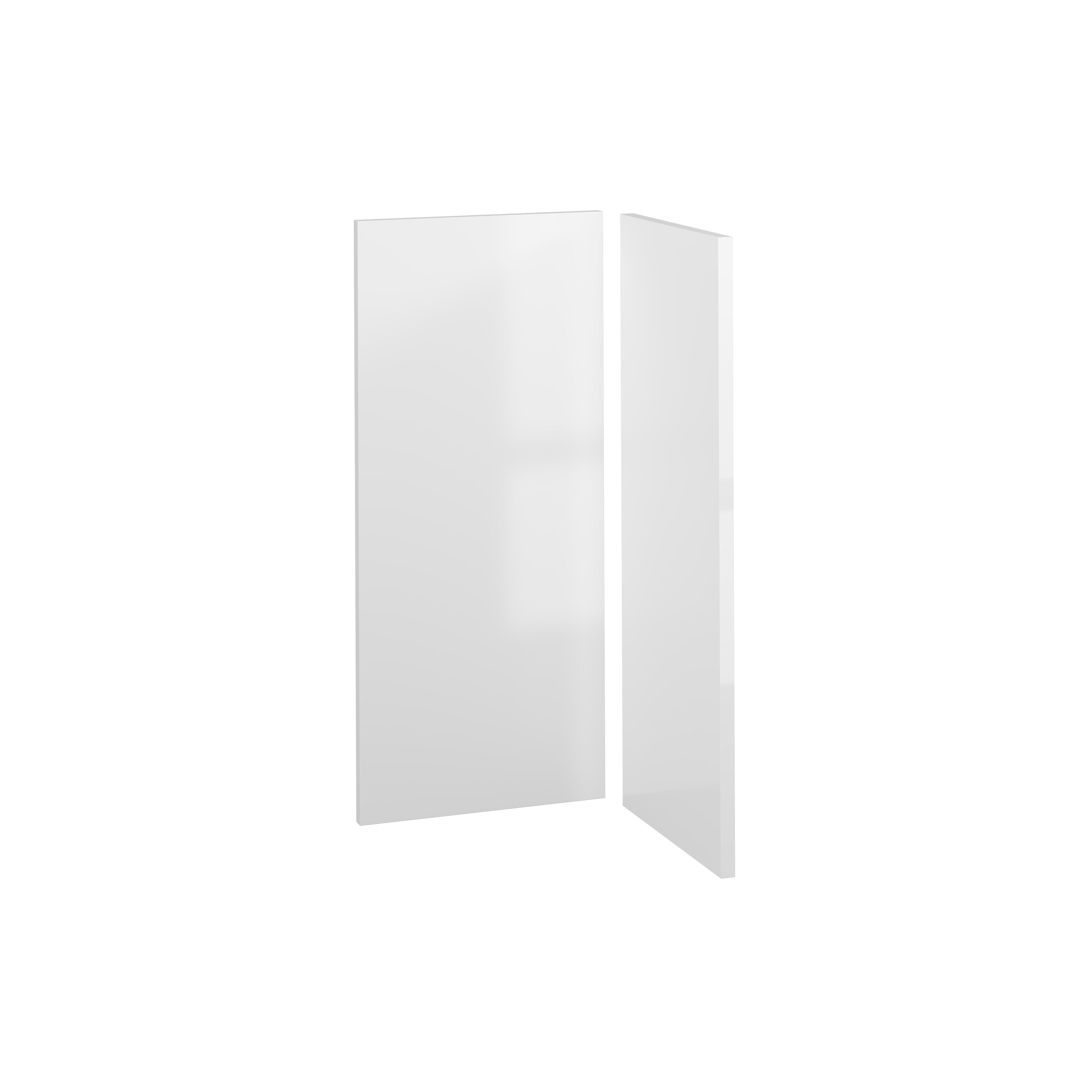 KIT 2 PUERTAS PARA MUEBLE DE COCINA SEVILLA BLANCO BRILLO PET 80X37/80X35CM - 8