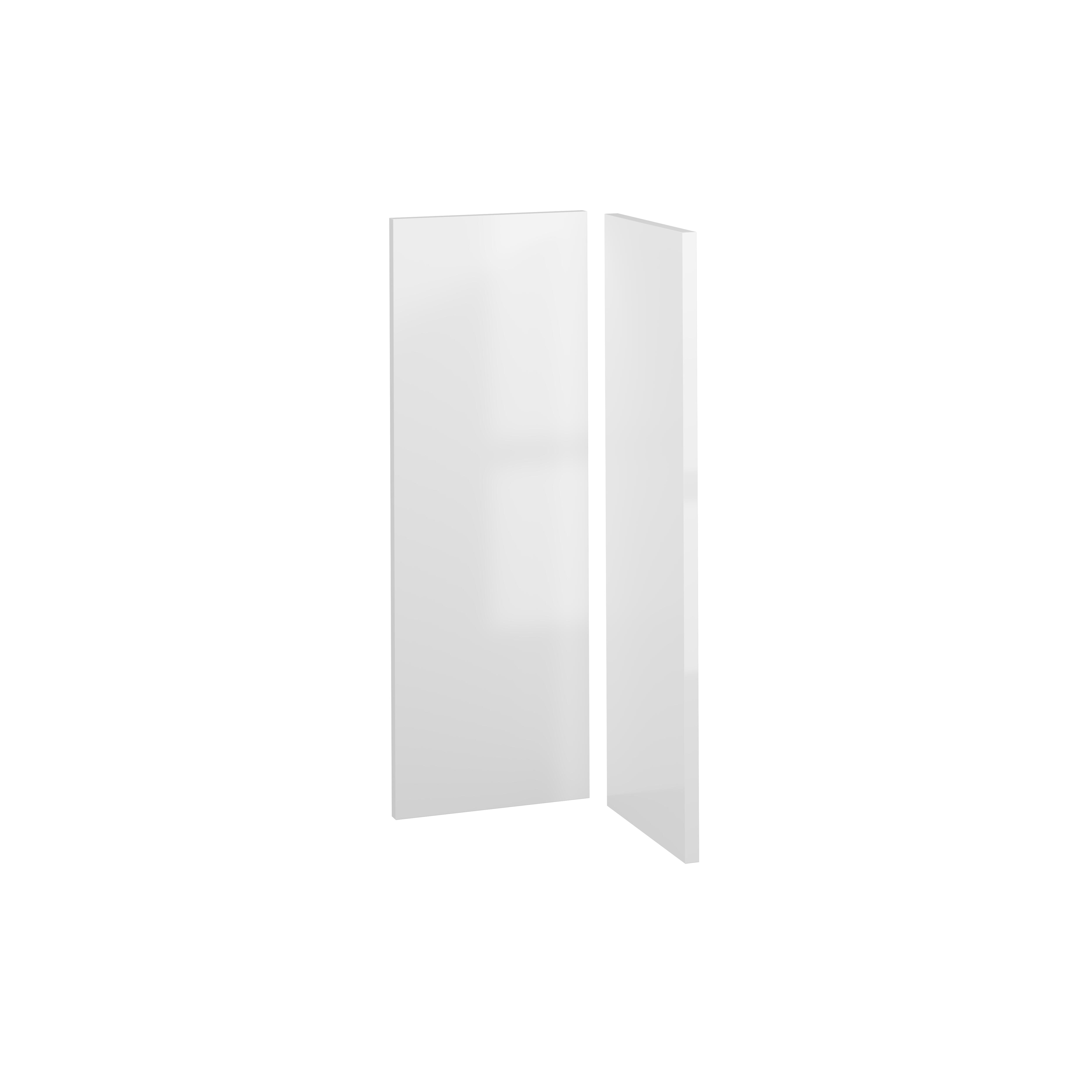 KIT 2 PUERTAS PARA MUEBLE DE COCINA SEVILLA BLANCO BRILLO PET 80X30/80X28CM - 3