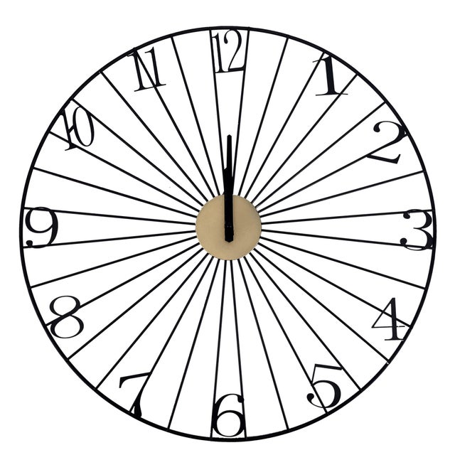 Reloj de pared Alambre de 50 cm de diámetro