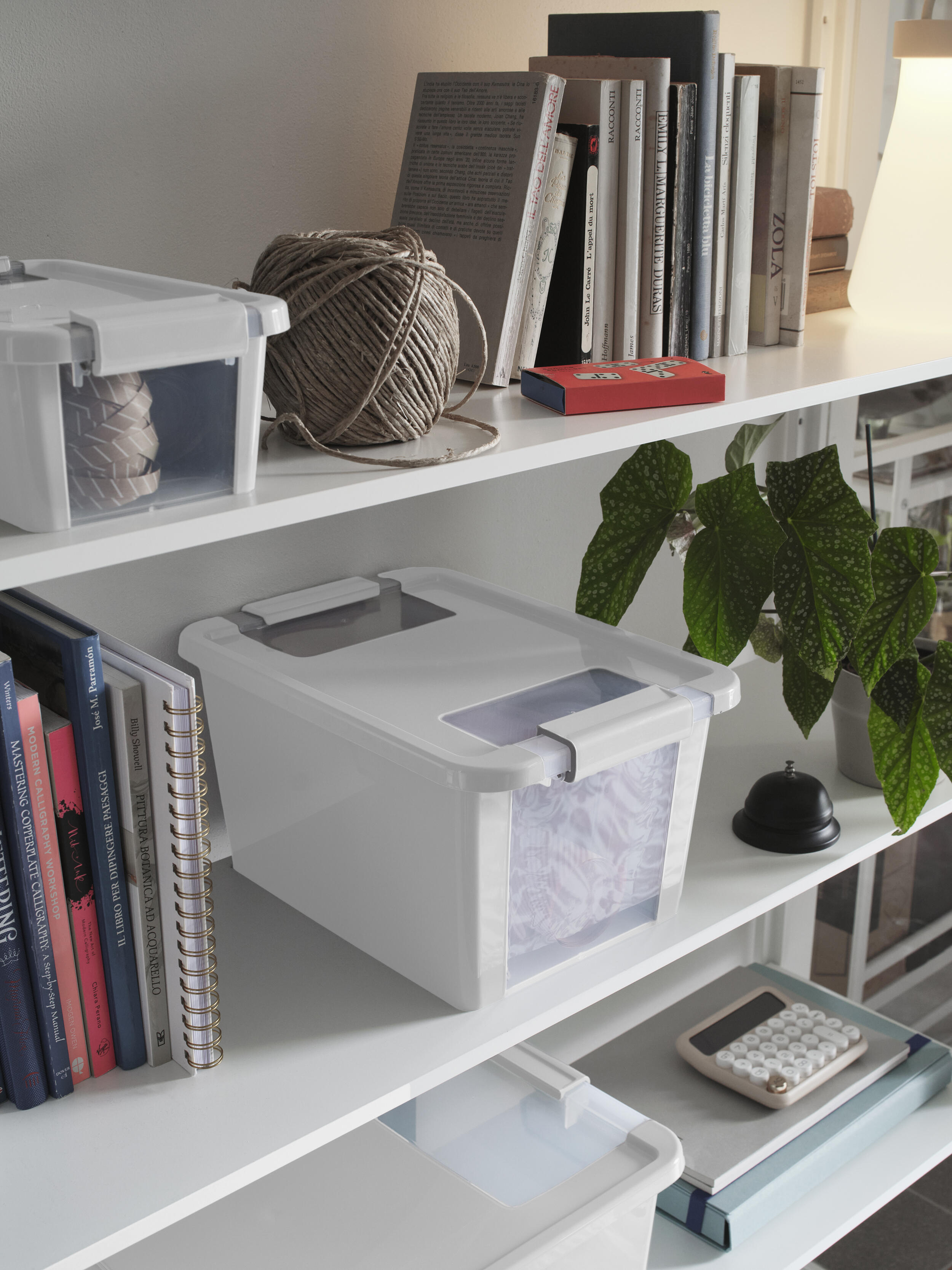 Boîte BI BOX blanc, 26L, H.19 x l.35 x P.55 cm - 2