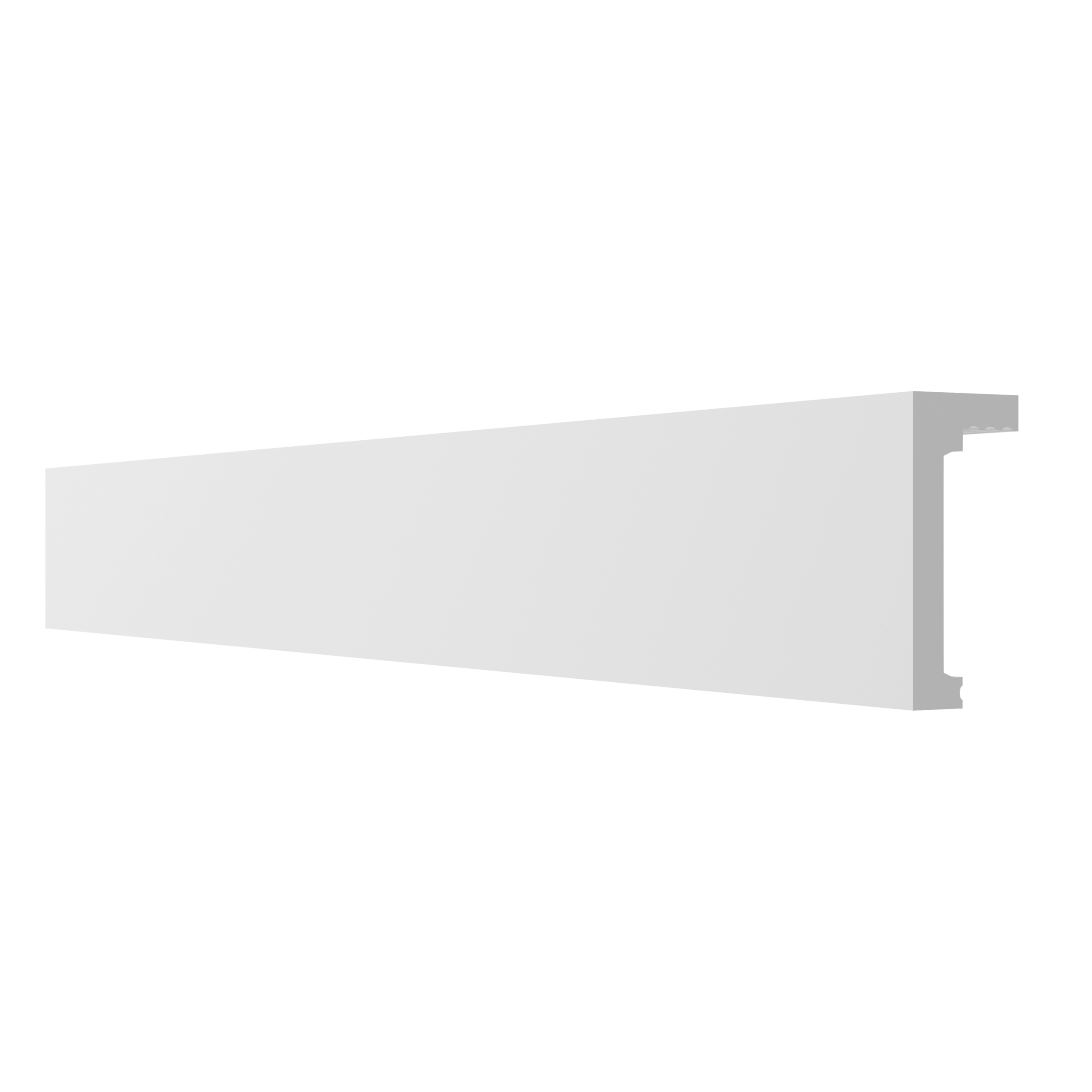 Listwa karniszowa LK-3 do LED z polimeru 6.5 x 200 cm DMS