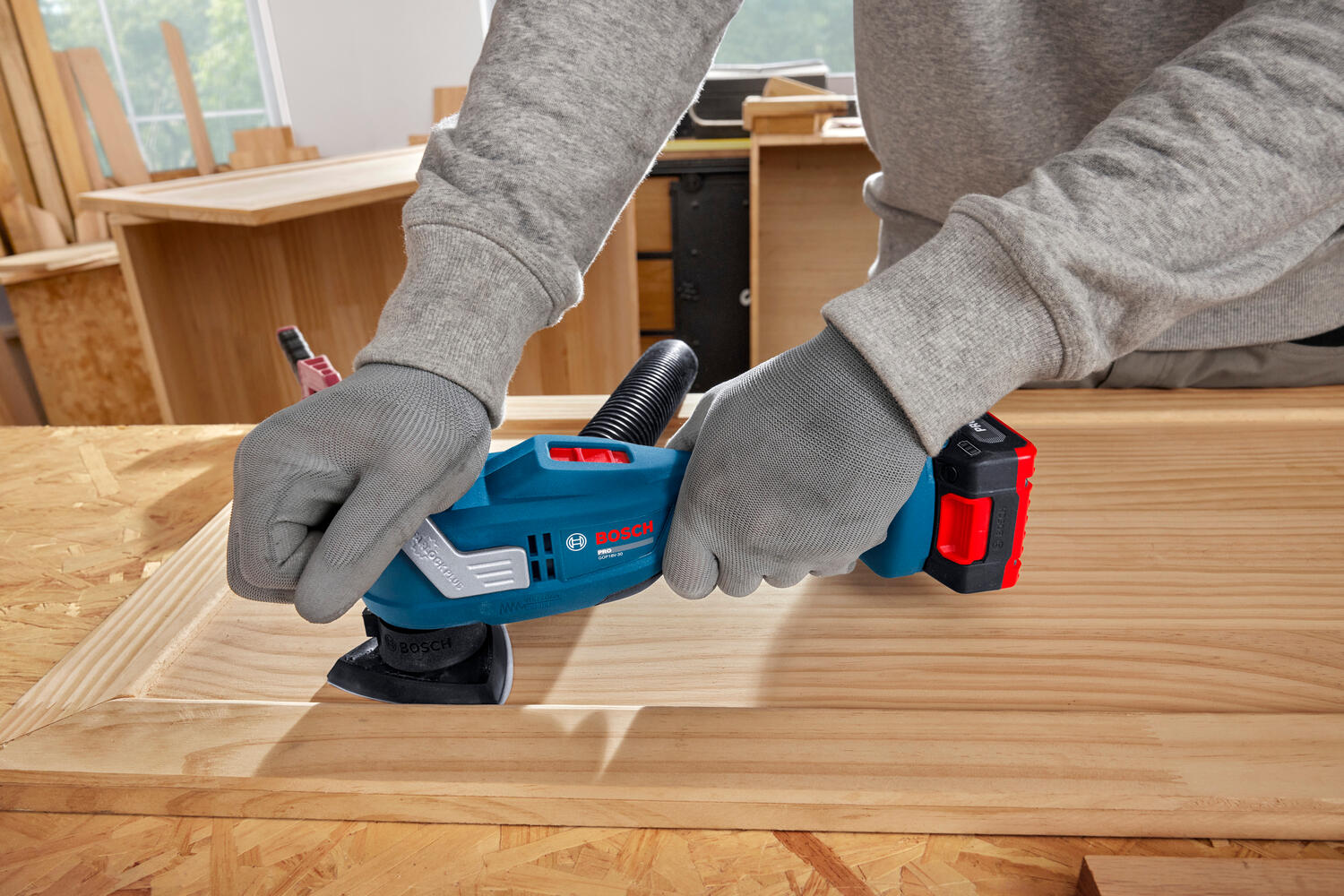 Outil multifonction sans fil BOSCH PROFESSIONAL GOP 18V-30, 18 V sans batterie - 7