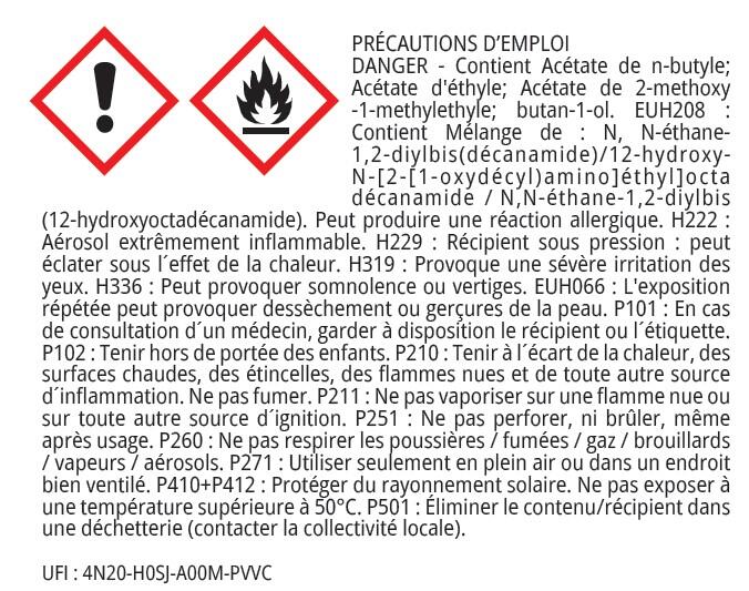 Peinture aérosol de marquage temporaire courte durée orange 500 ml - CECIL PRO - 4