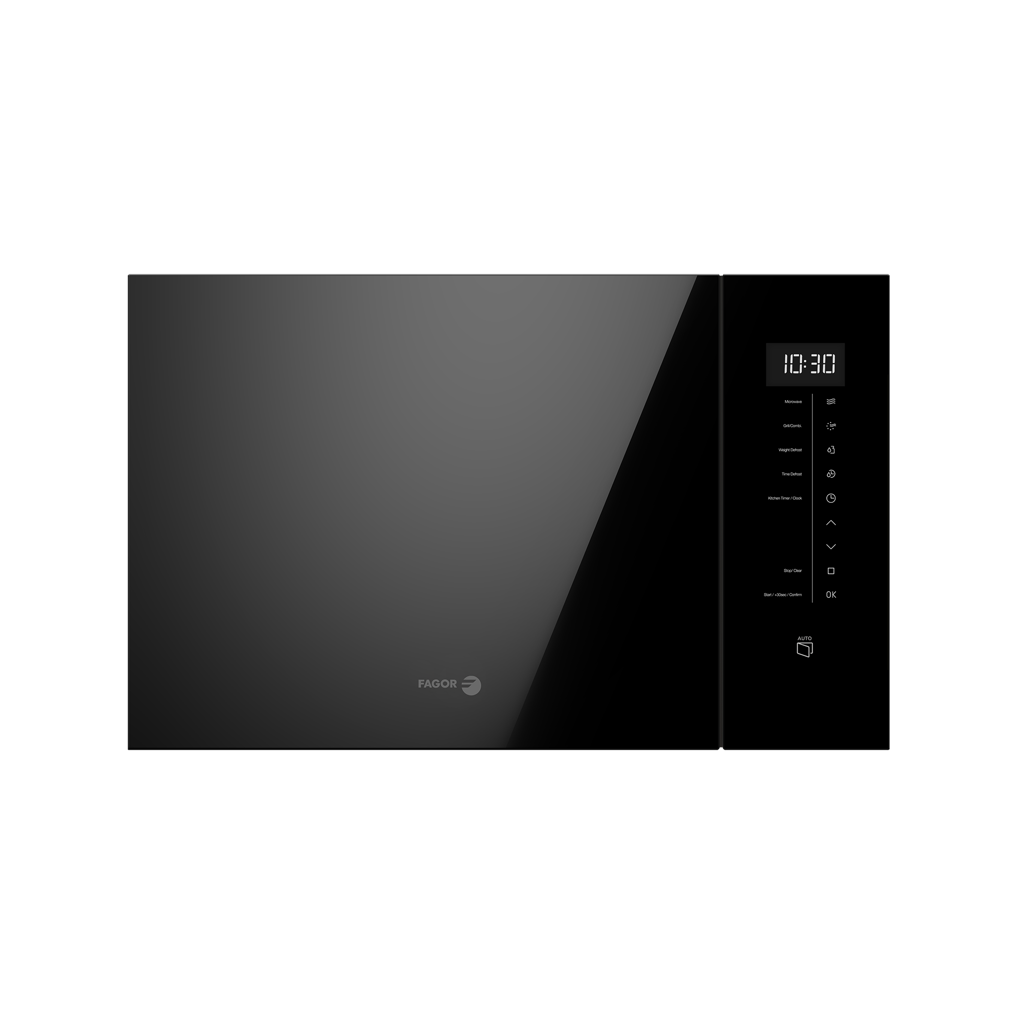 microondas con grill integrable fagor agor 4mwb-25mtcgn 25l 1450w negro
