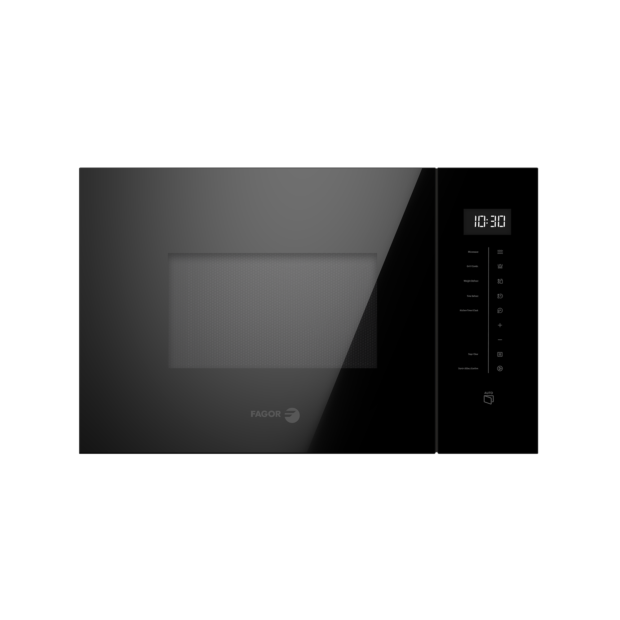 microondas con grill integrable fagor 4mwb-25btcgn 25l 1450w negro