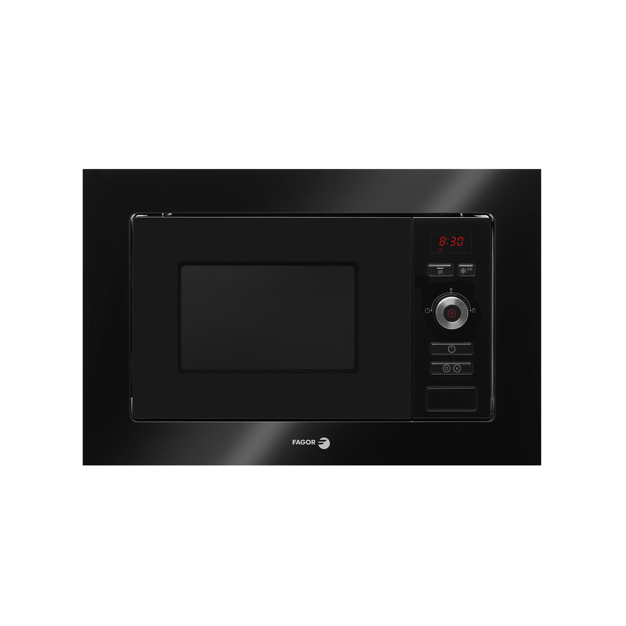 microondas con grill integrable fagor 3mwb-20cegn 20l 1250w negro