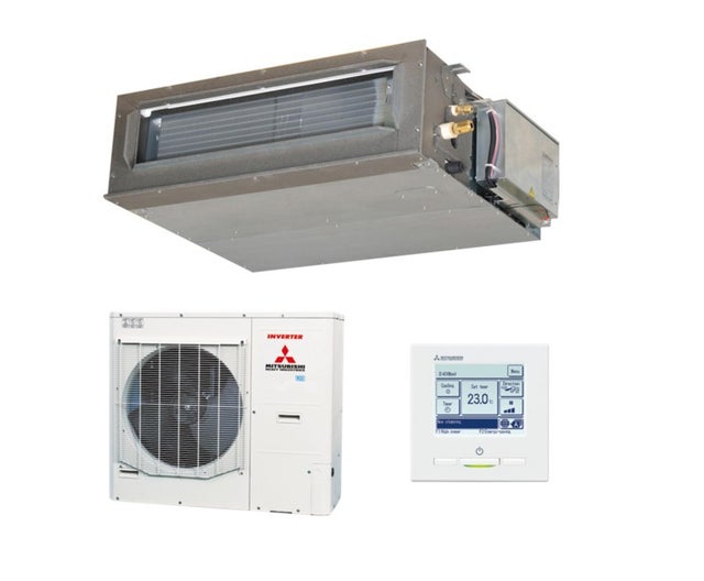 Aire acondicionado por conductos Mitsubishi Heavy Industries 1X1 FDUM125VHNA-W TACTIL 10750 fg/12040K
