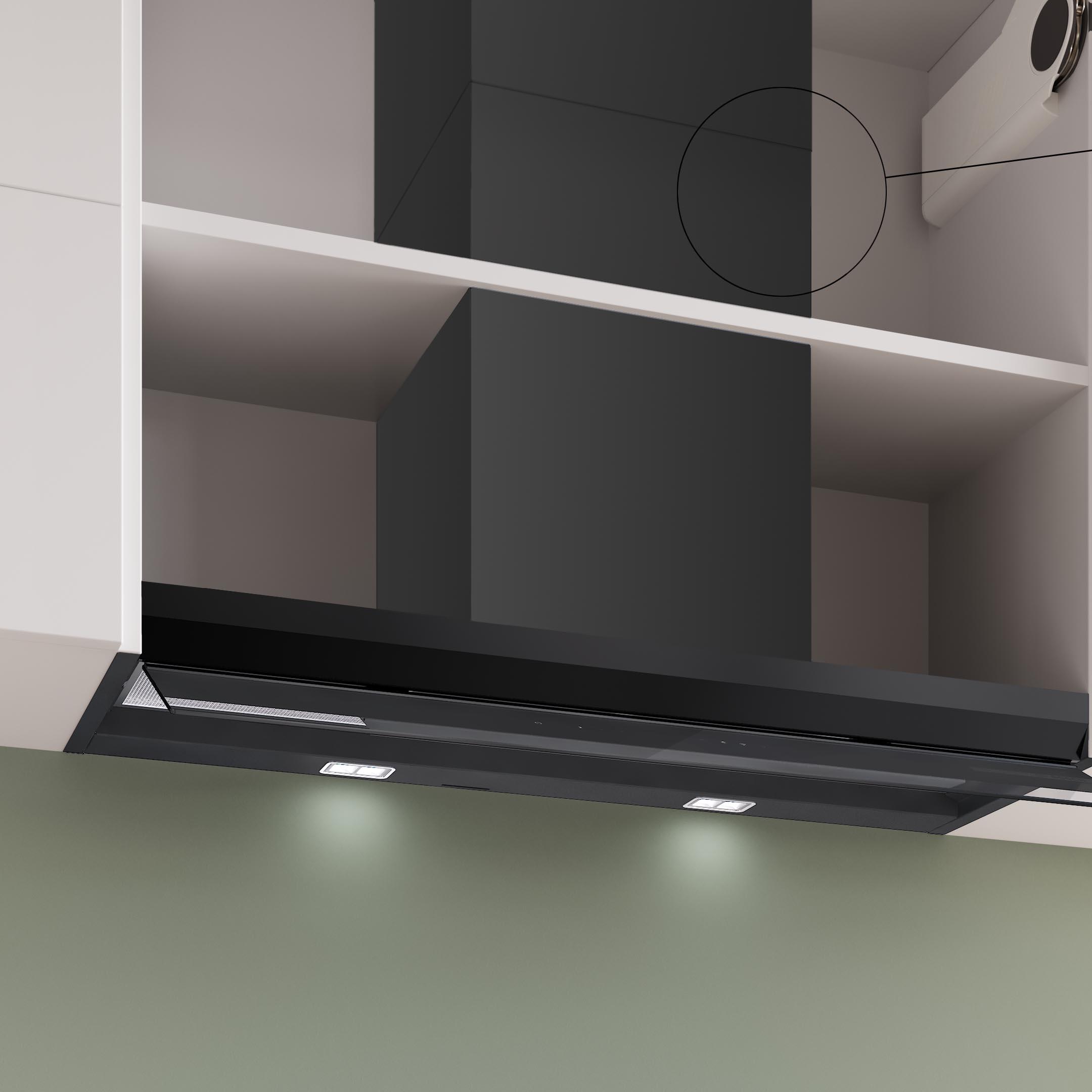 Bosch  Campana Integrable Dbb97dp60 Con 3 Velocidades 89.8 Cm 699 M/H Clase A+ Negro , Leroy Merlin