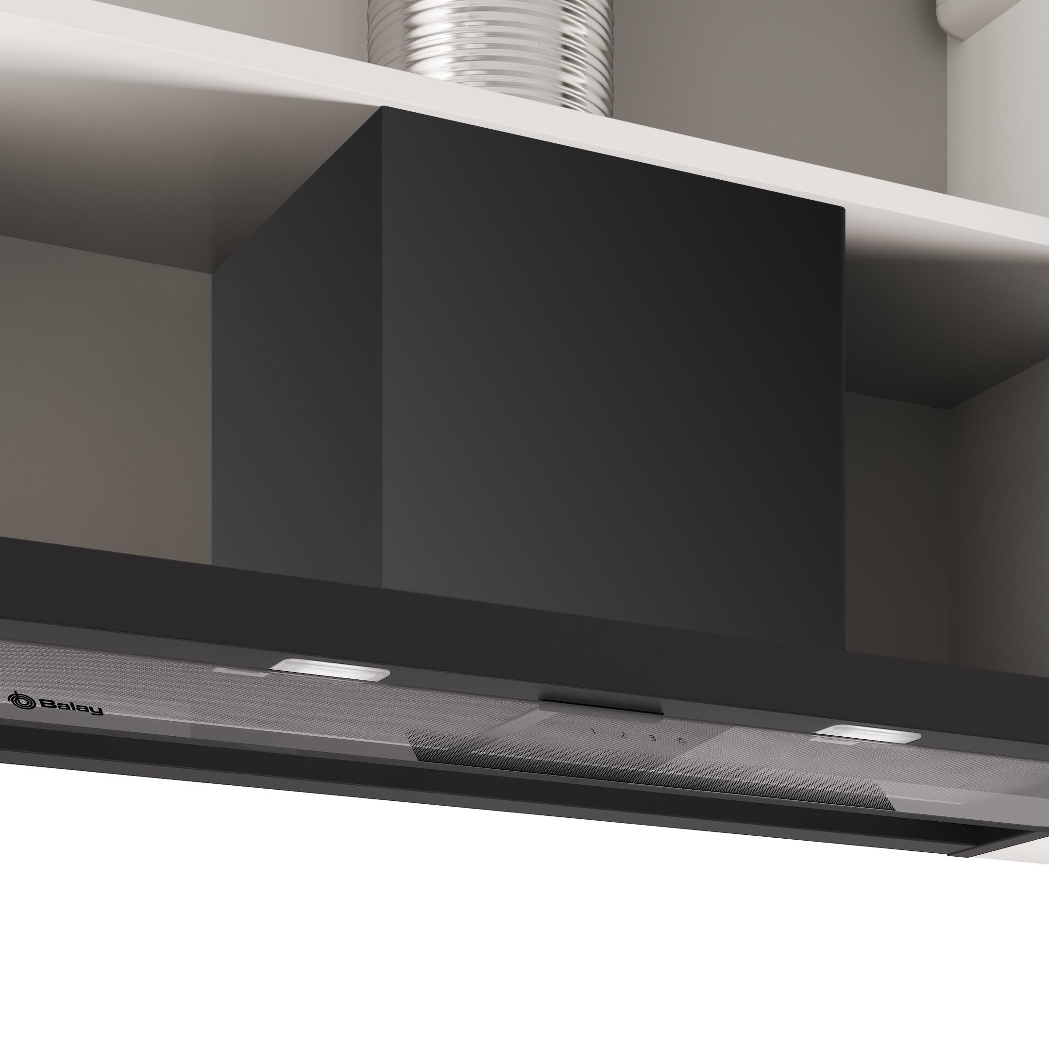 Campana integrable balay 3bd895mm con 3 velocidades 90 cm 582 m/h negro clase b