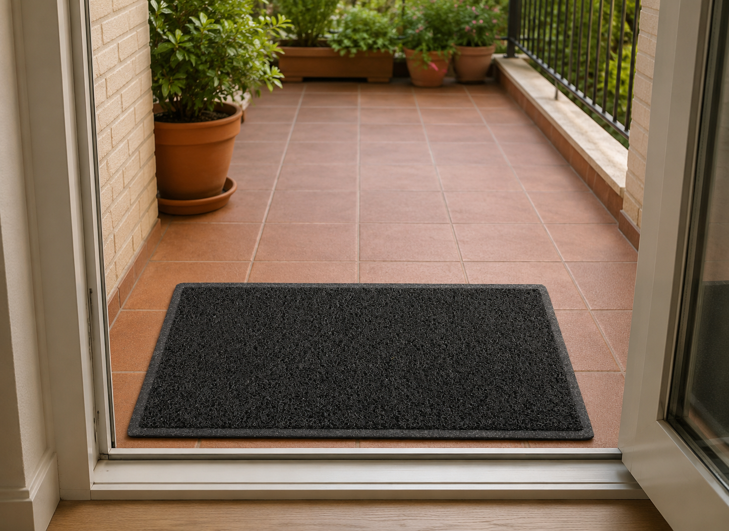 Felpudo pvc Viena negro 45 x75 cm - 3