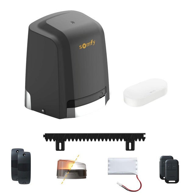 Moteur pour portail coulissant connecté, SOMFY, Slidymoove 600