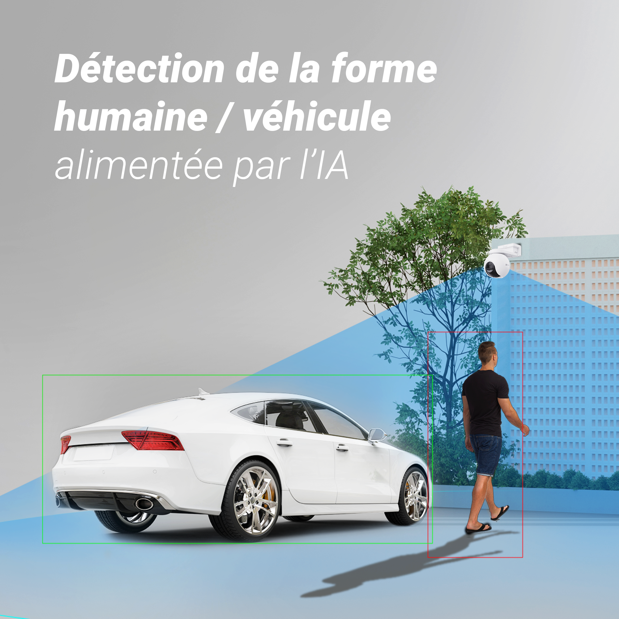Caméra de surveillance EB8 Pro, 4K motorisée 4G + panneau solaire 8W EZVIZ - 3