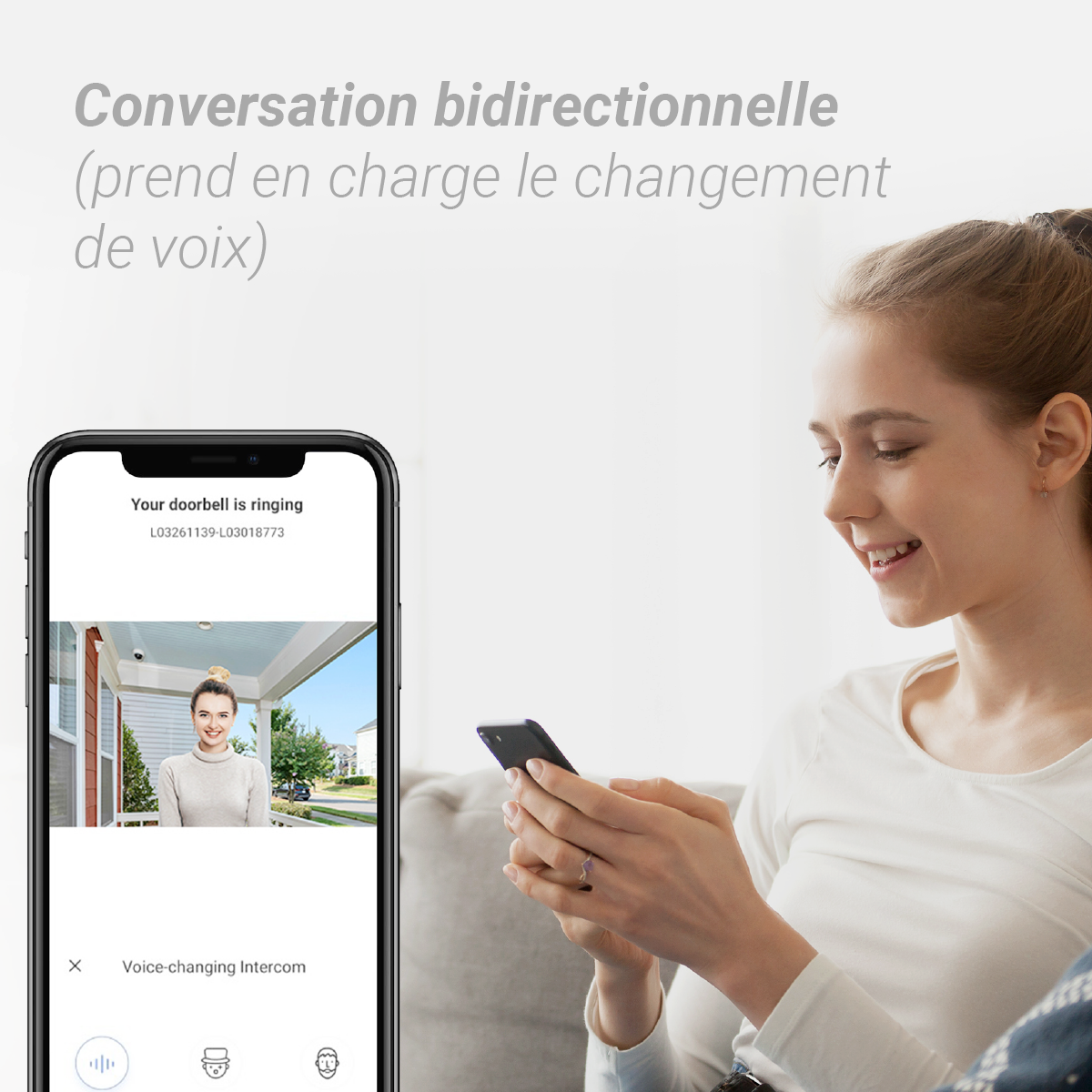 Visiophone sans fil connecté Ep7, EZVIZ - 6
