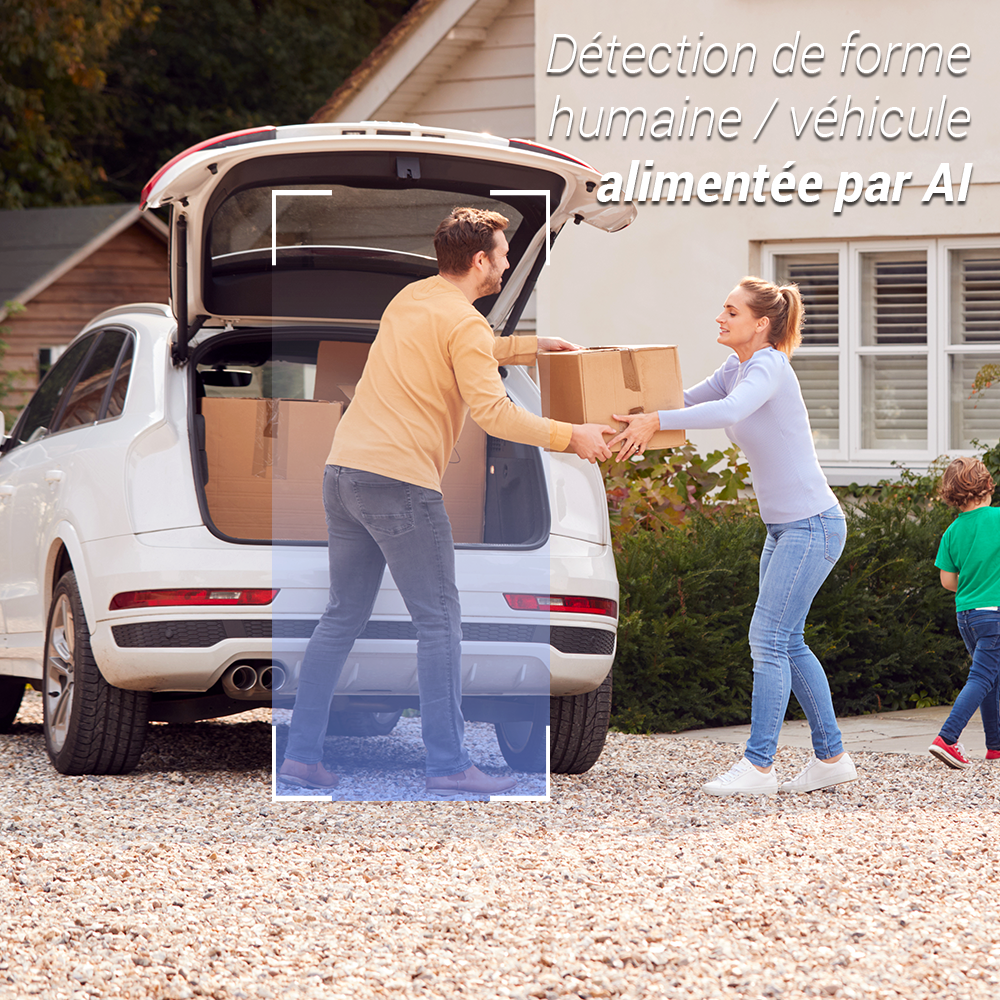 Caméra de surveillance H9C, 2K + 2K motorisée Wi-Fi sur secteur, EZVIZ - 5