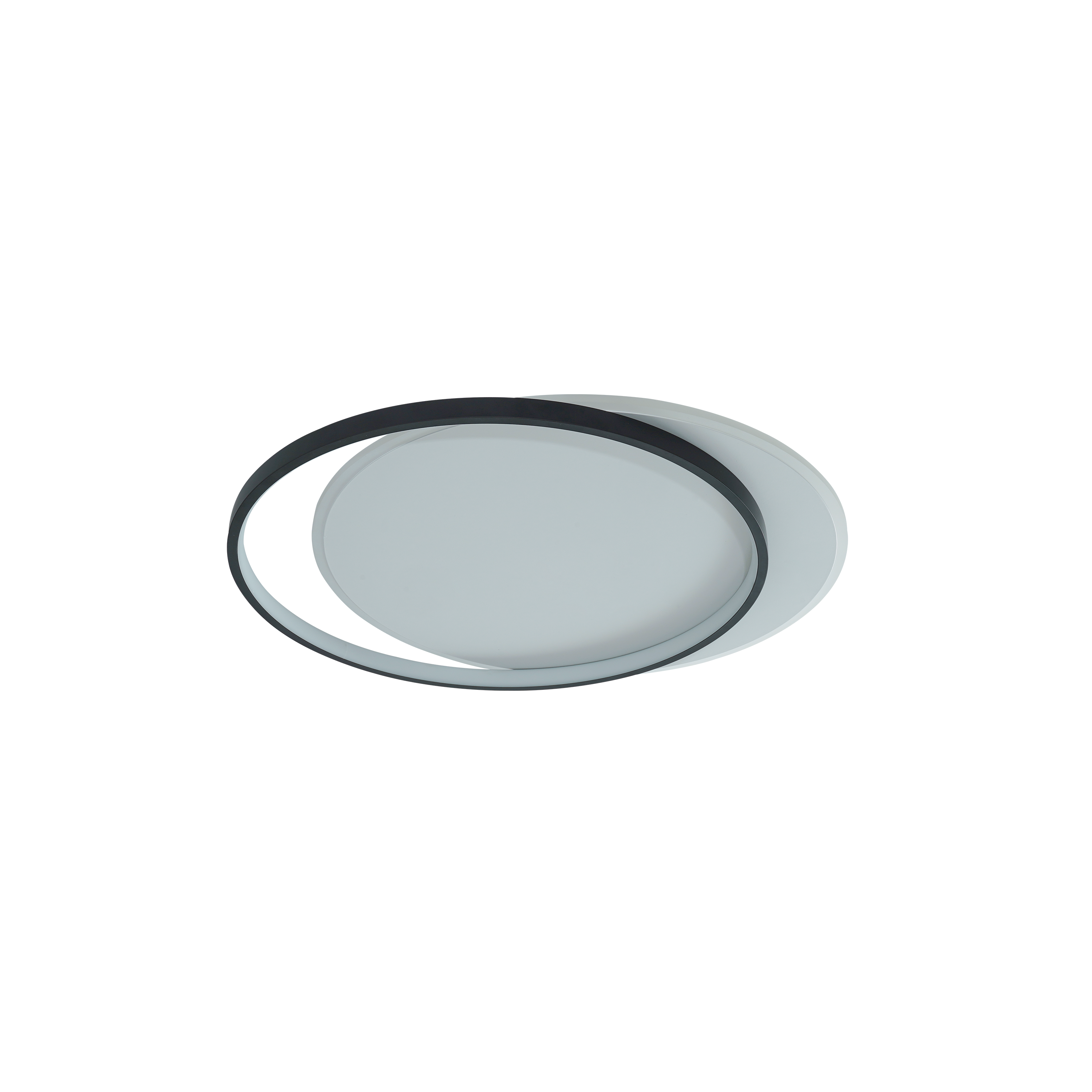 Plafon Tilia LED 5800 lm 32W barwa ciepła, neutralna, zimna 55 cm czarno-biały Inspire - 7