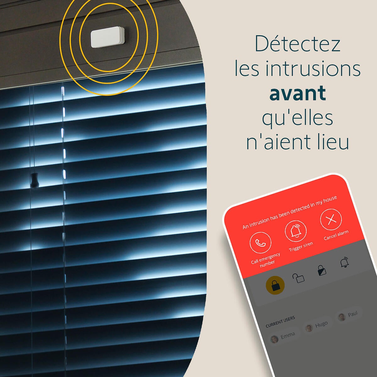 Système d'alarme sans fil, Home Alarm Essential - Pack Appartement, Somfy - 6