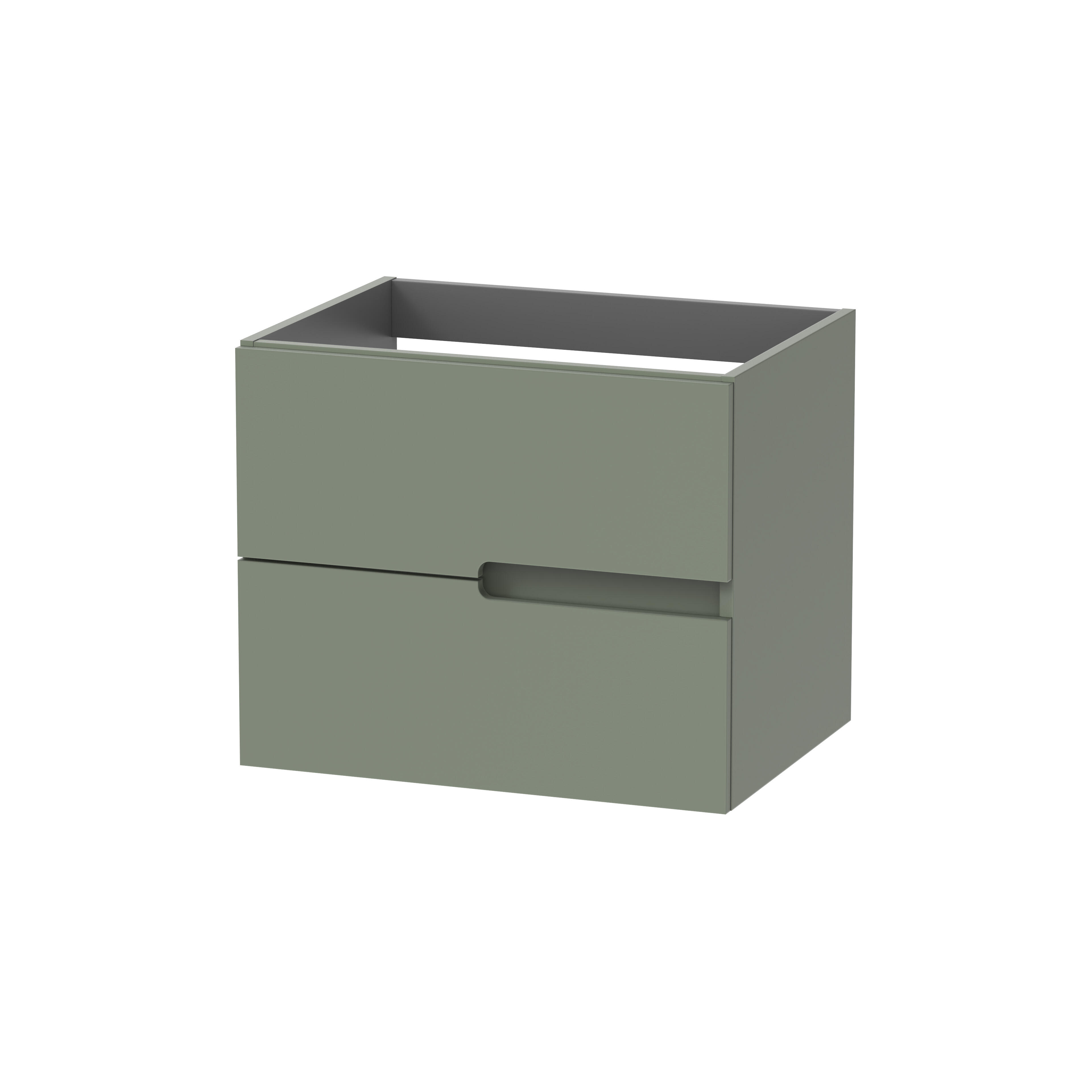 MUEBLE DE BAÑO MÓNACO VERDE 60X45CM 2 CAJONES - 2