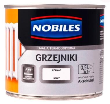Farba do grzejników biały 0,5l