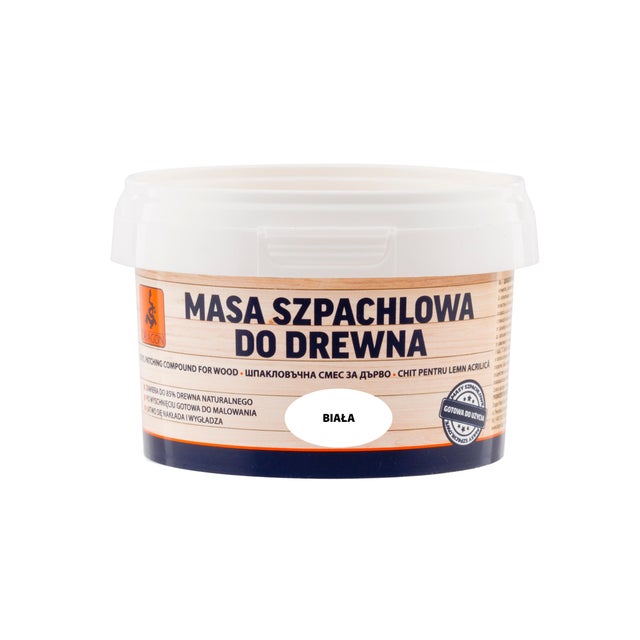 Szpachla do drewna Dragon biały 0,25kg