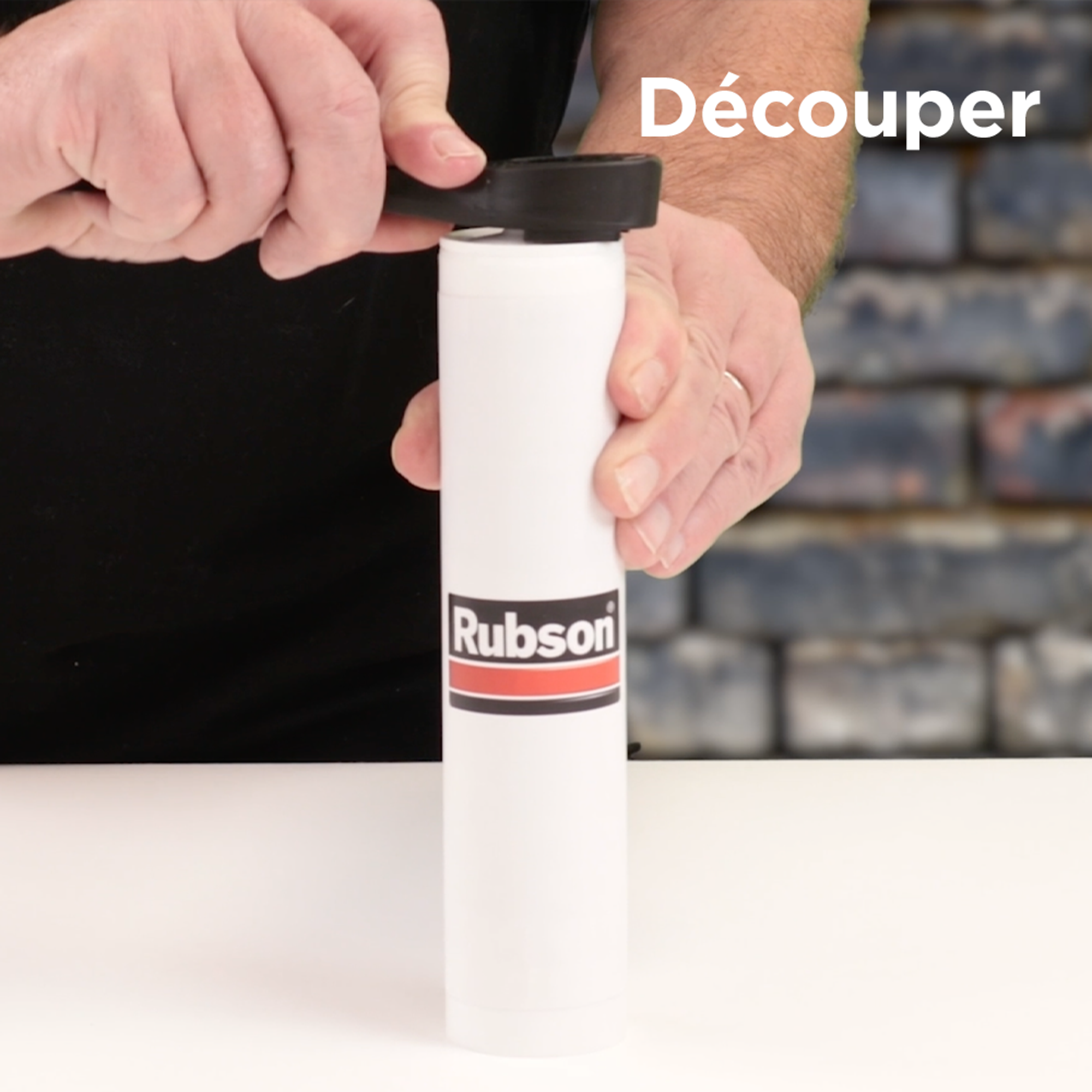 Lisseur de joints RUBSON Ouvre cartouche pour mastic silicone noir - 4