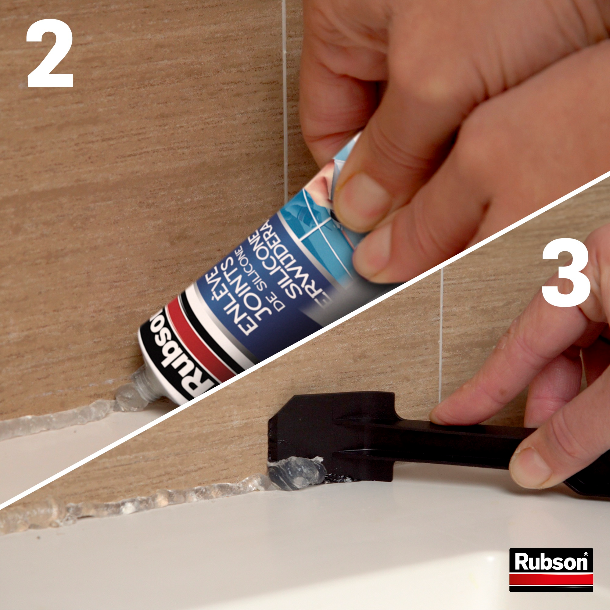 Pointes pour appliquer du mastic ou de la mousse RUBSON Enlève joint, noir - 4