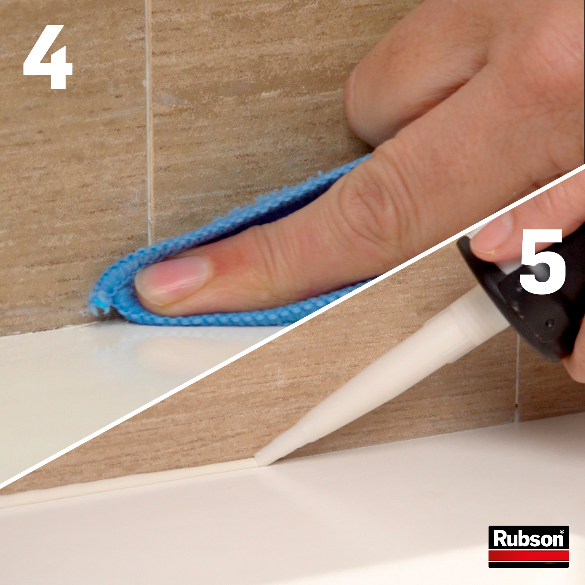 Pointes pour appliquer du mastic ou de la mousse RUBSON Enlève joint, noir - 5